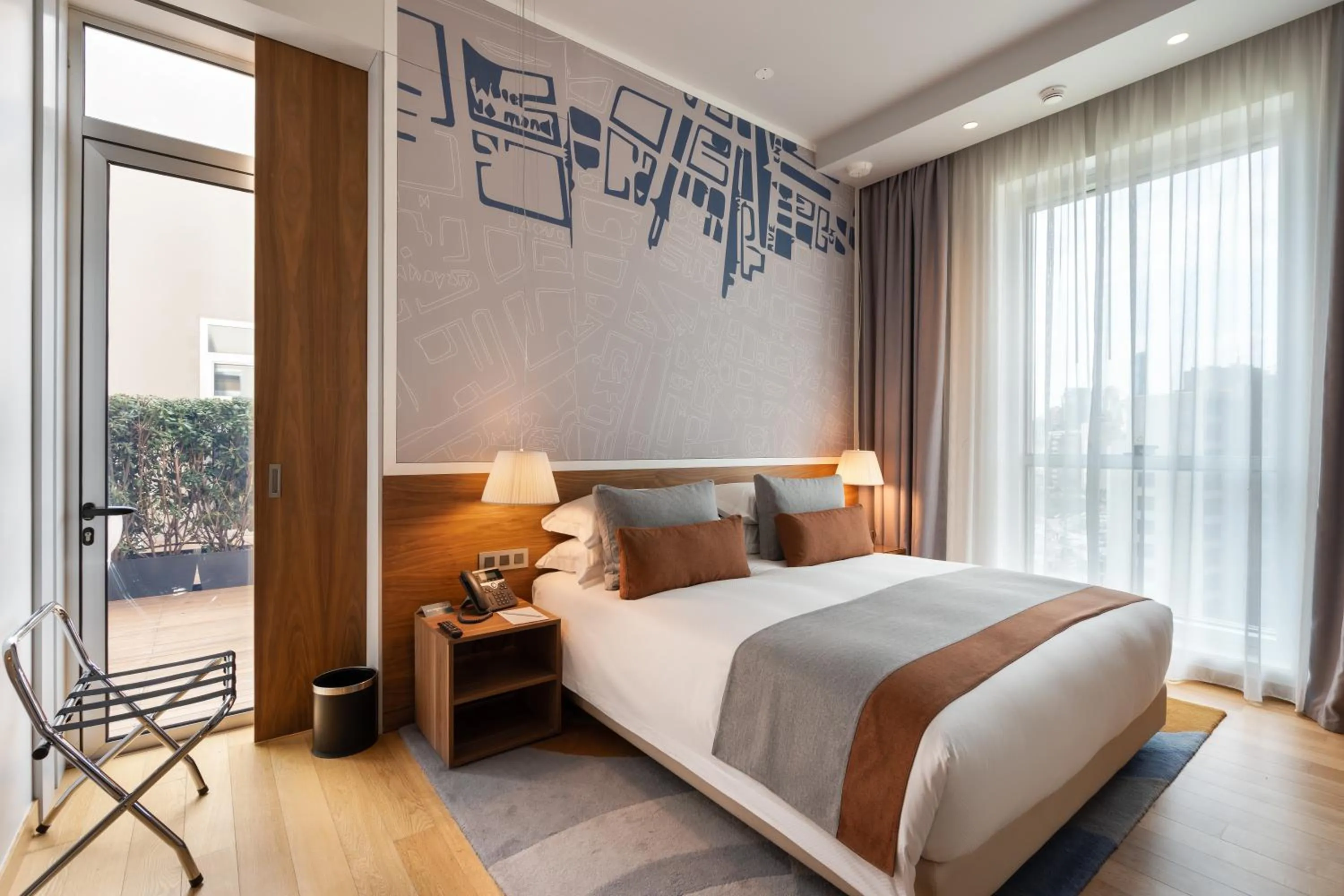 Bed in The Key Beirut