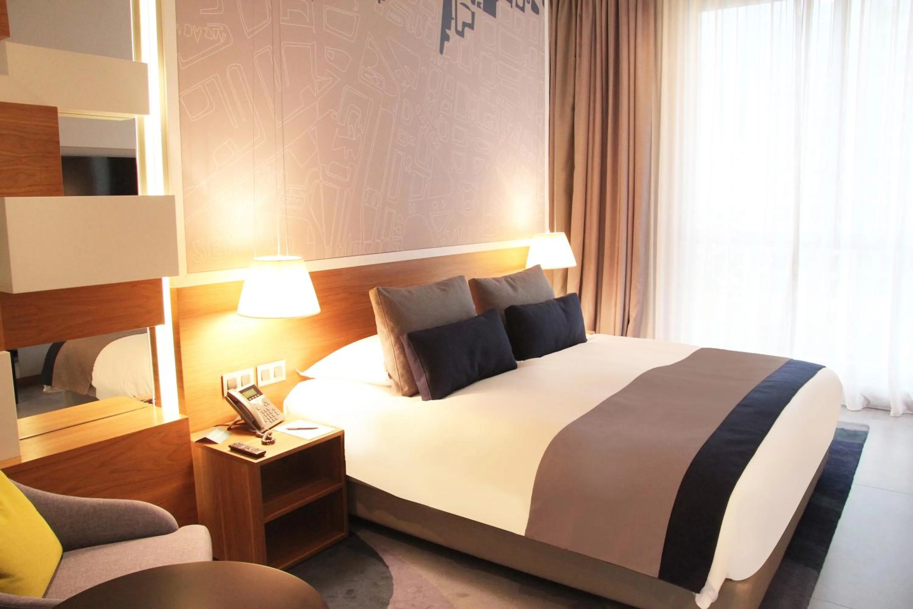 Bedroom, Bed in The Key Beirut