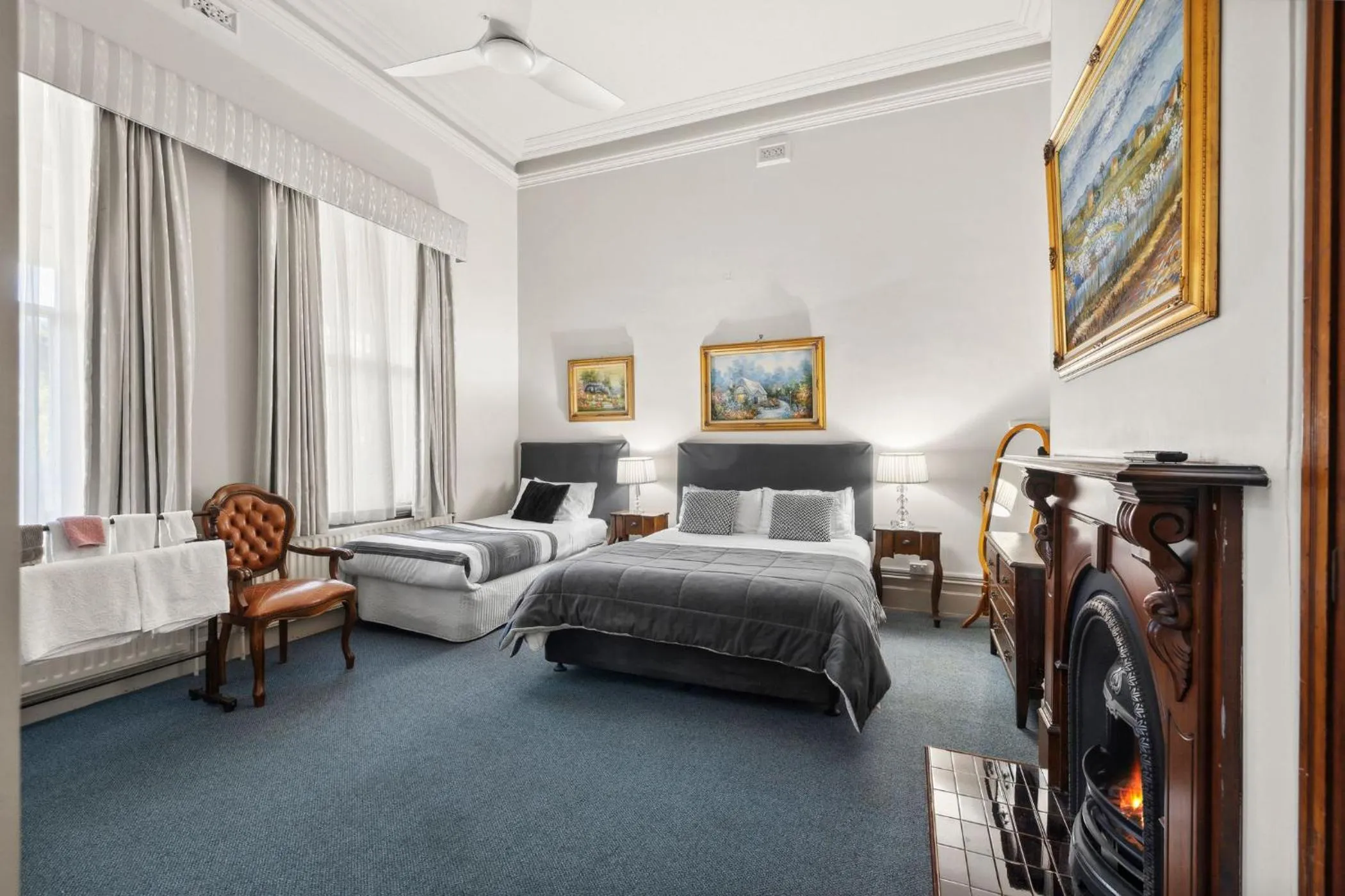 Bed in Lancefield Guest House