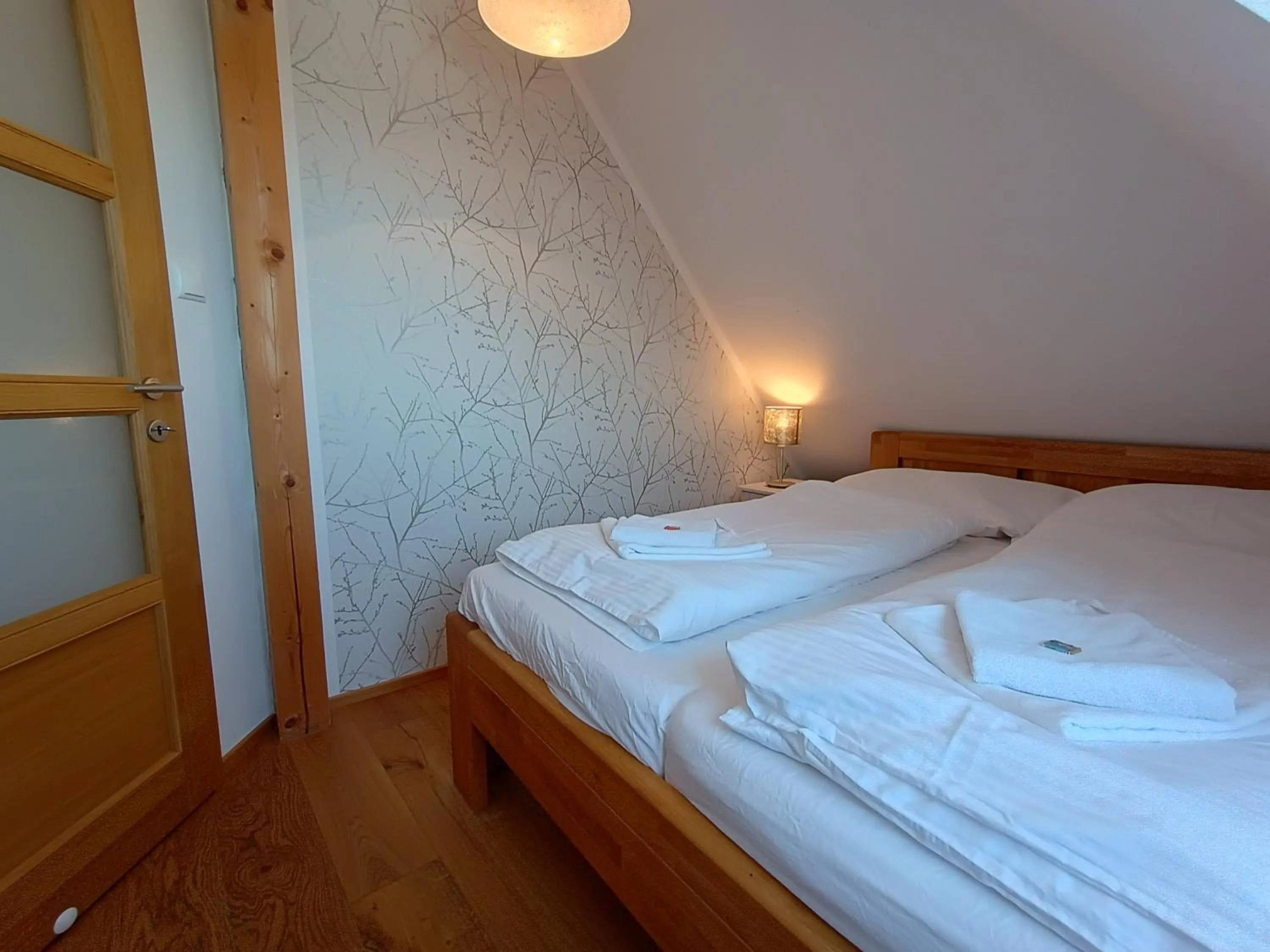 Bed in Apartmány Malý mnich
