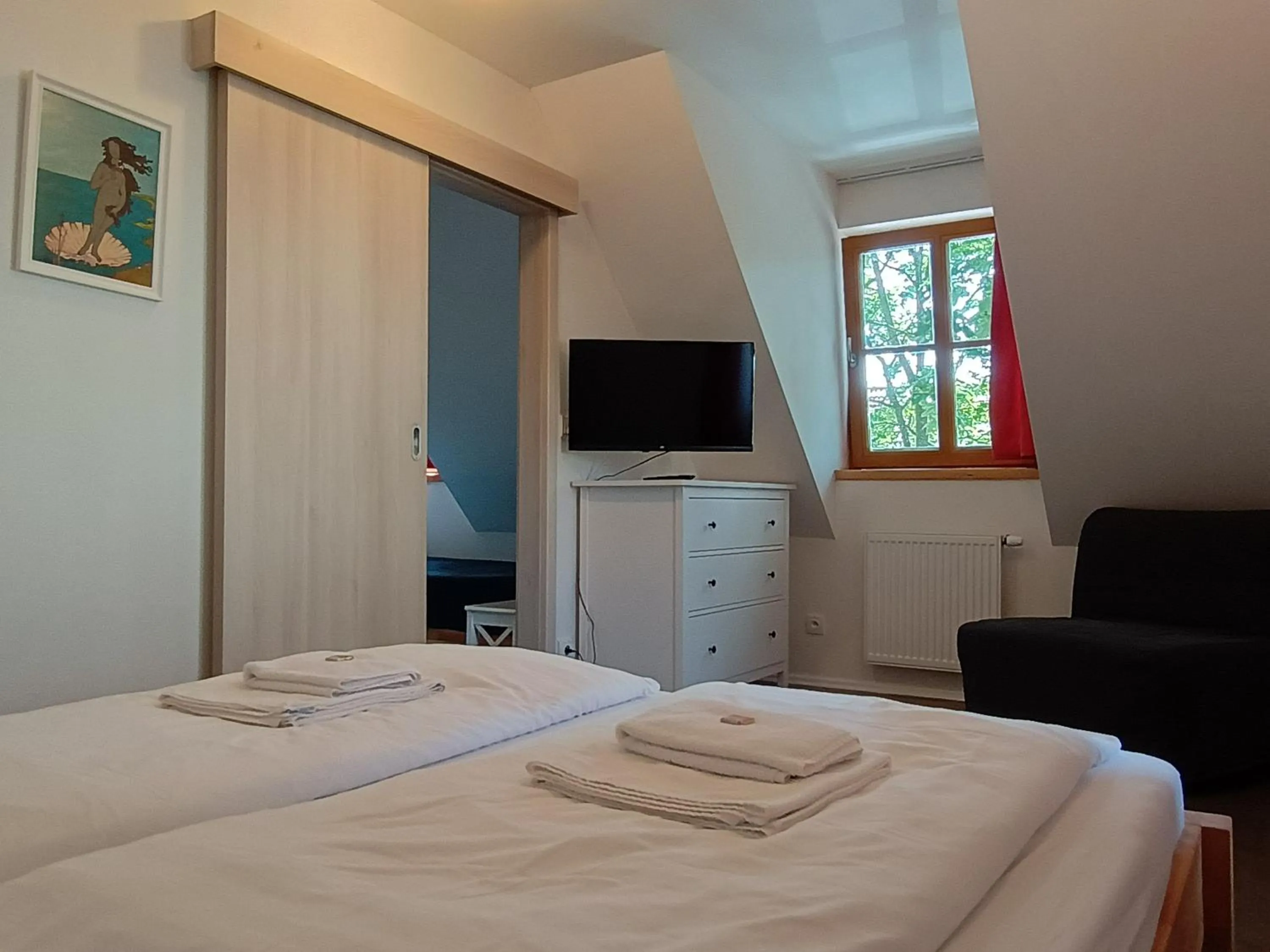 TV and multimedia, Bed in Apartmány Malý mnich