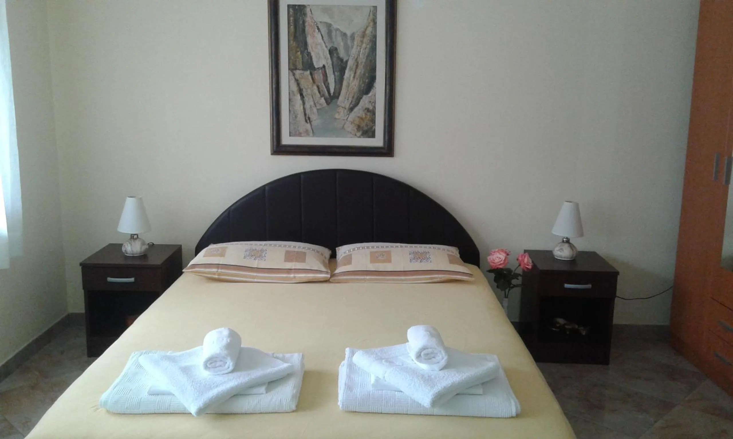Bed in Apartment Adela