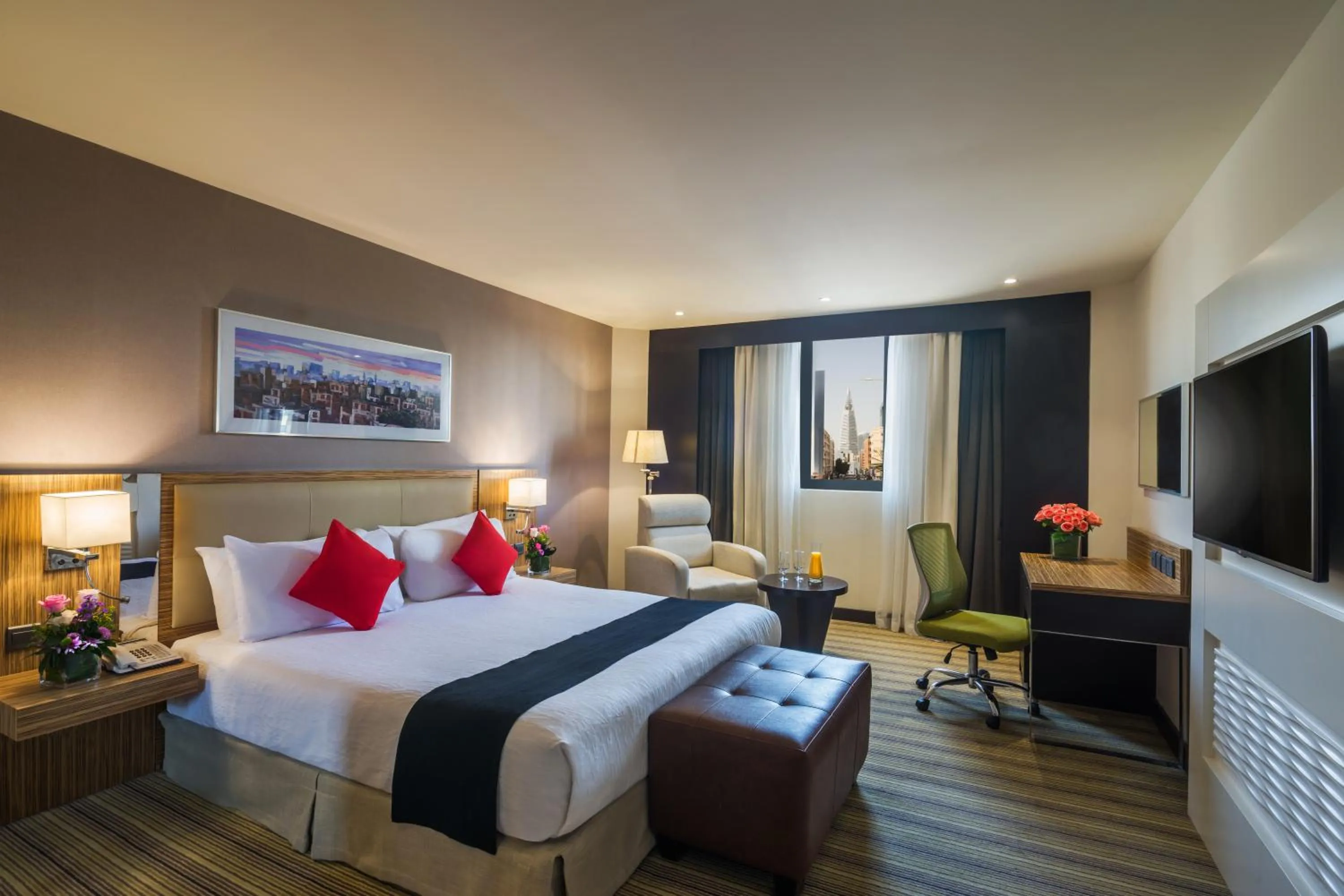 Bedroom, Bed in Mena Andalusia Riyadh