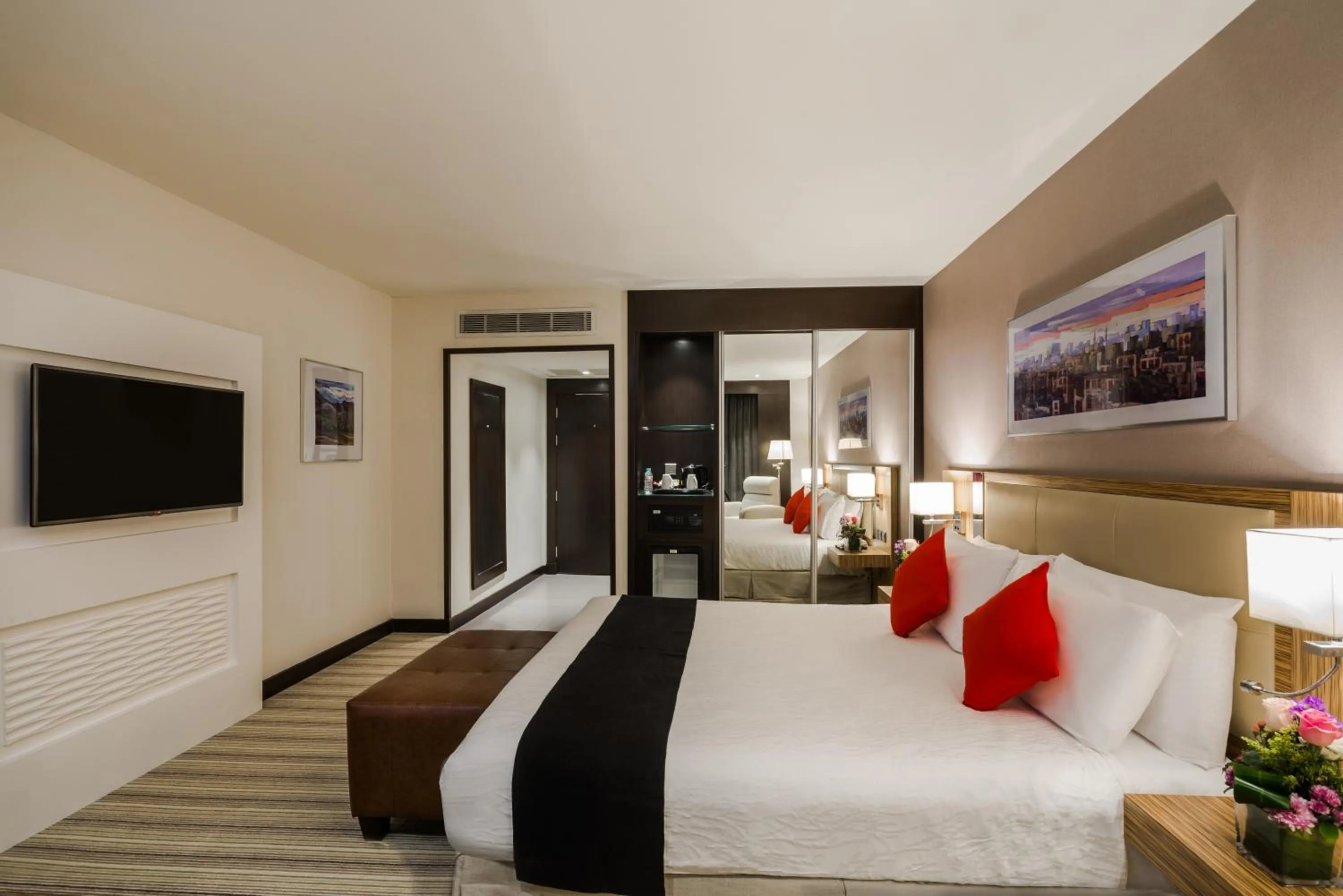 Bedroom, Bed in Mena Andalusia Riyadh