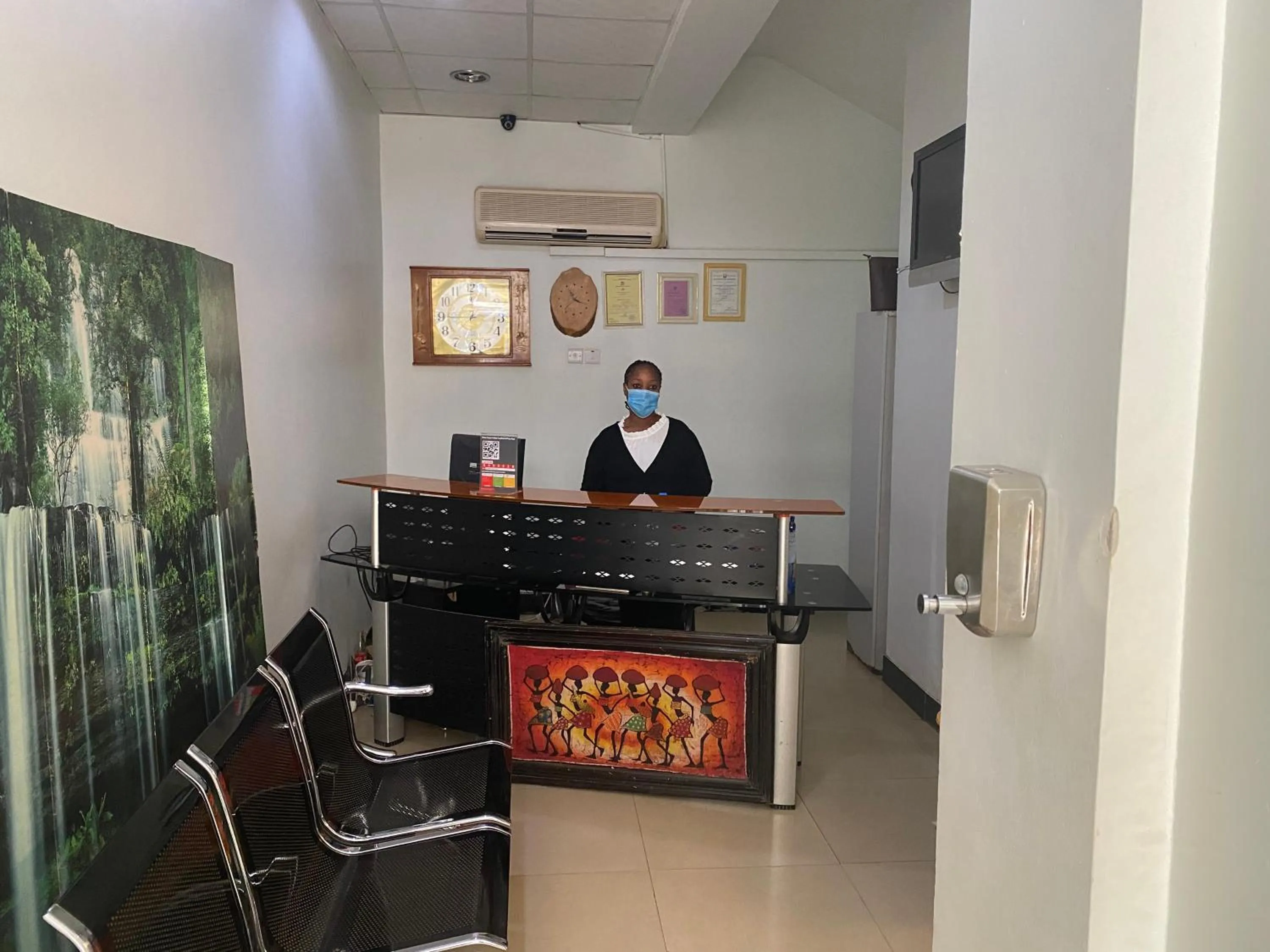 Lobby or reception in Panama Inn Moshi