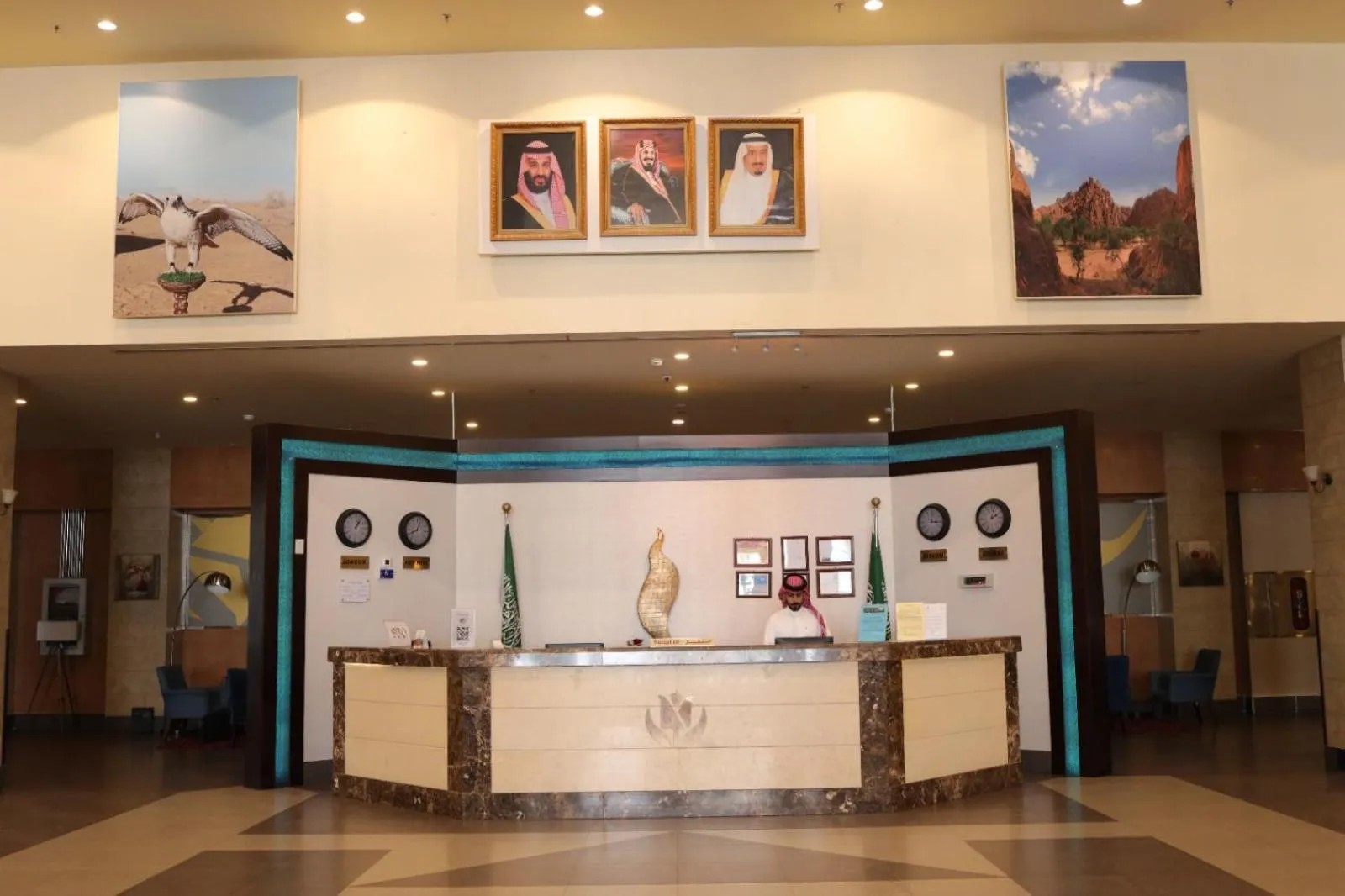 Lobby or reception in Golden Tulip Hail