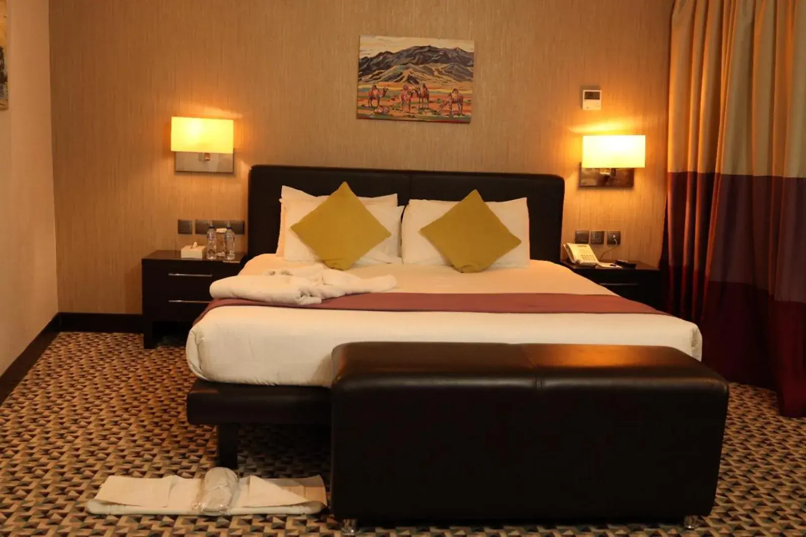 Bed in Golden Tulip Hail Bed in Golden Tulip Hail