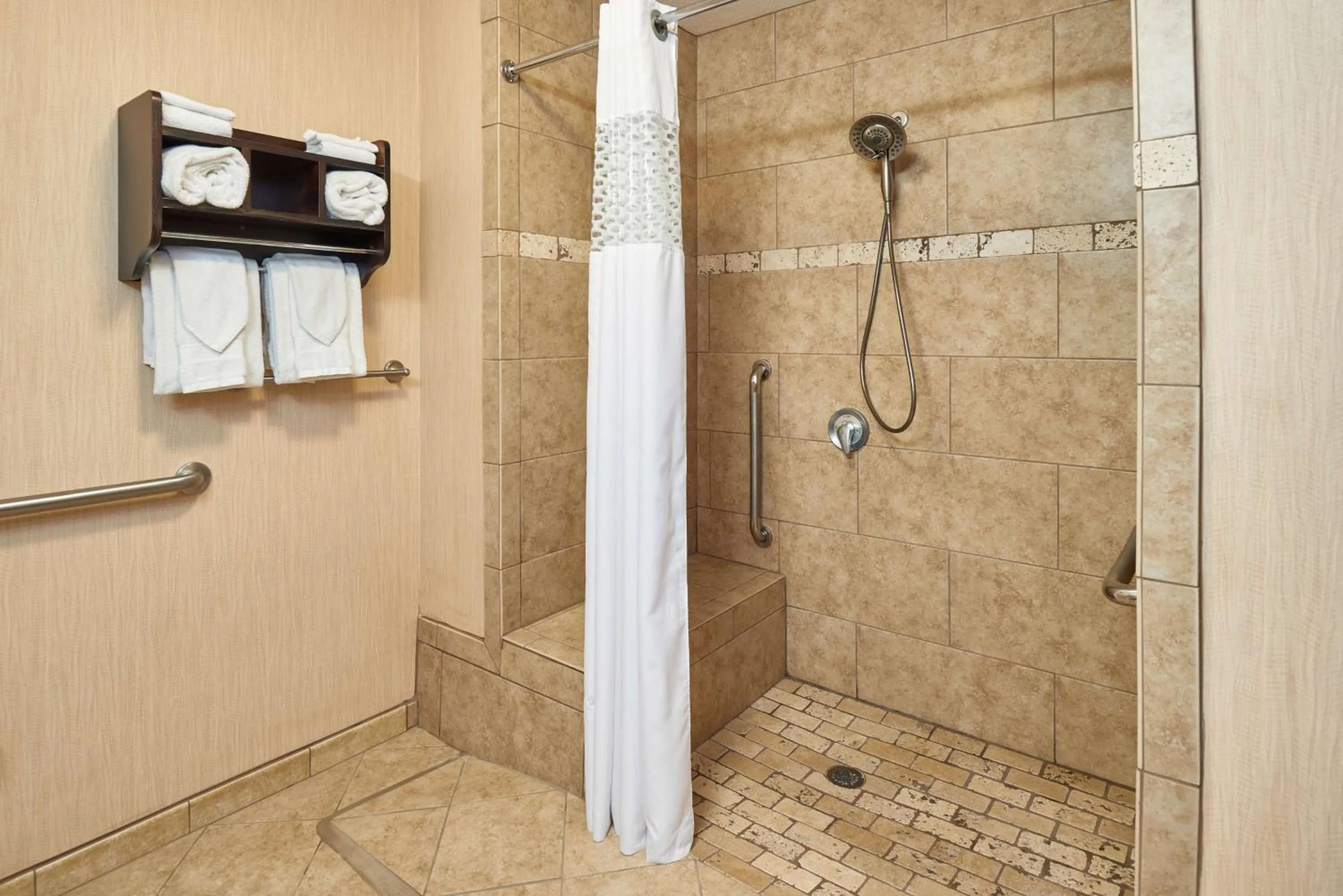 Shower in Hampton Inn & Suites Waco-South