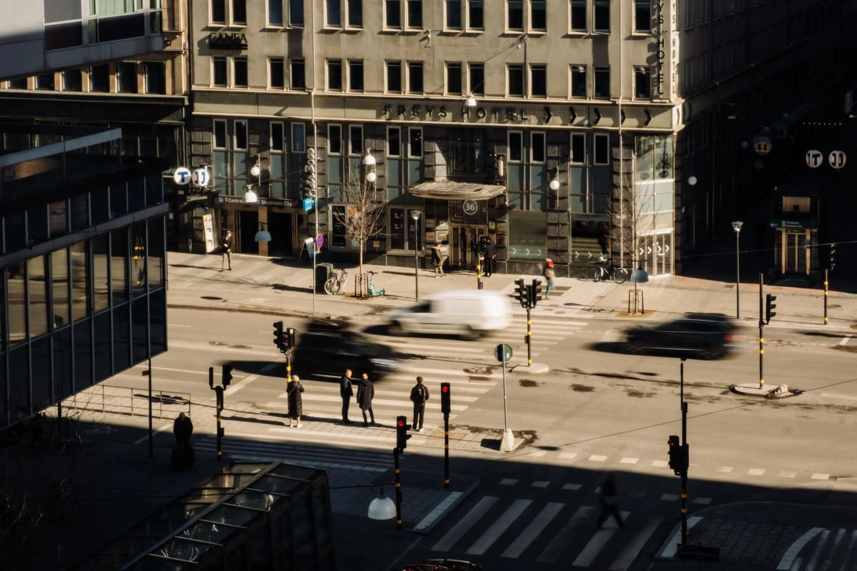 Street view in Hotel C Stockholm