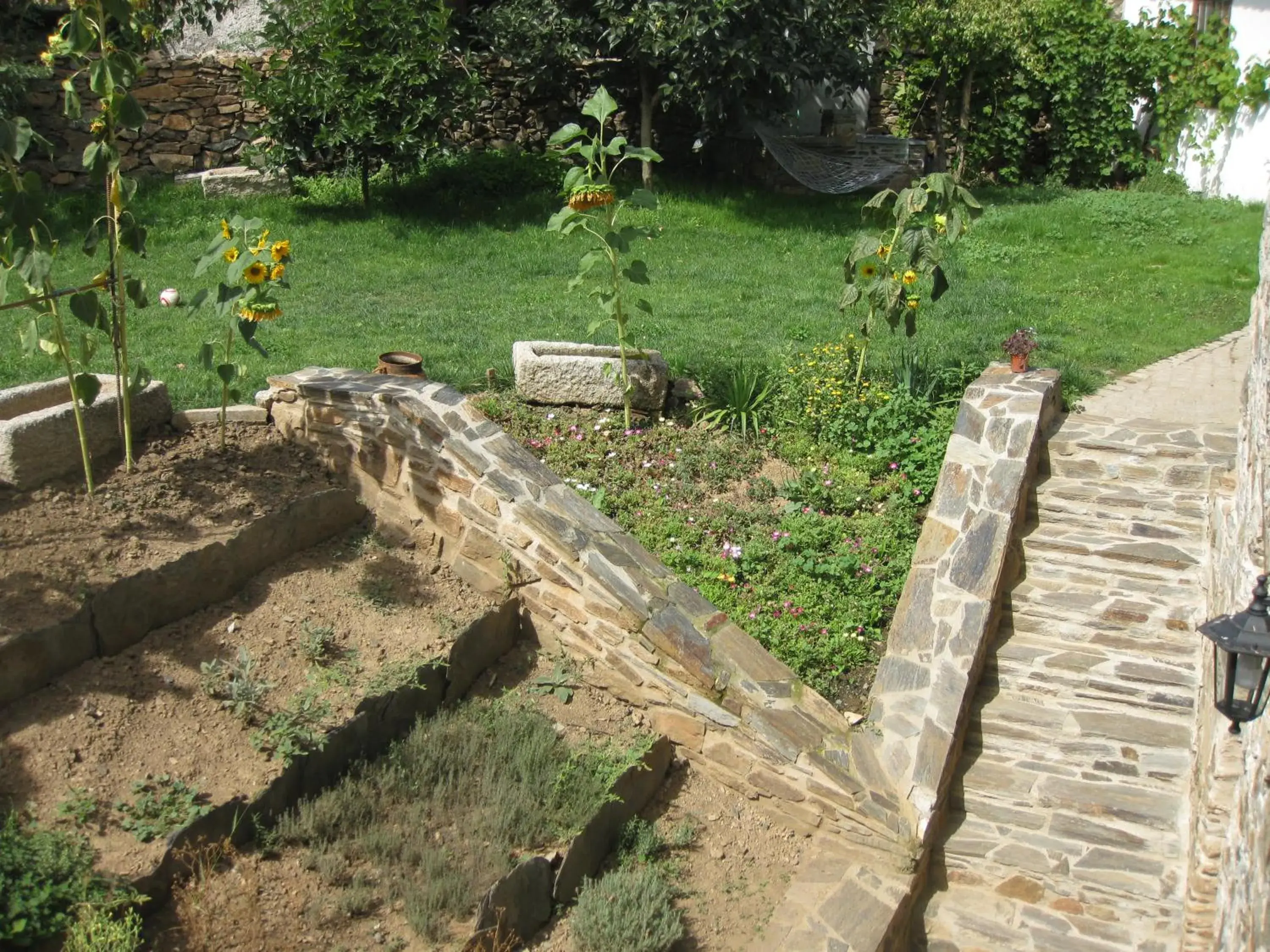 Garden view in Candeias do Souto Garden view in Candeias do Souto