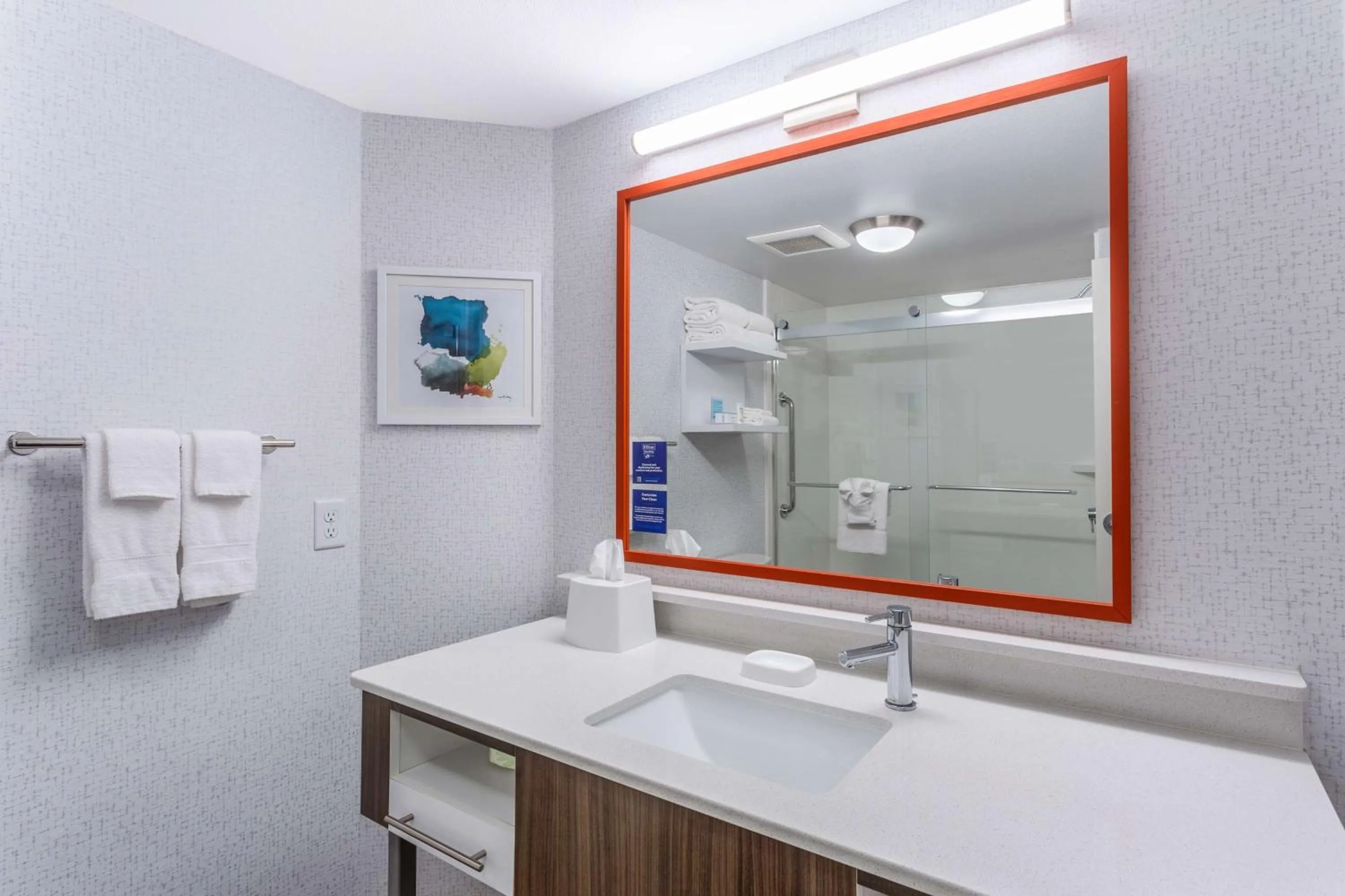 Bathroom in Hampton Inn Sioux Falls