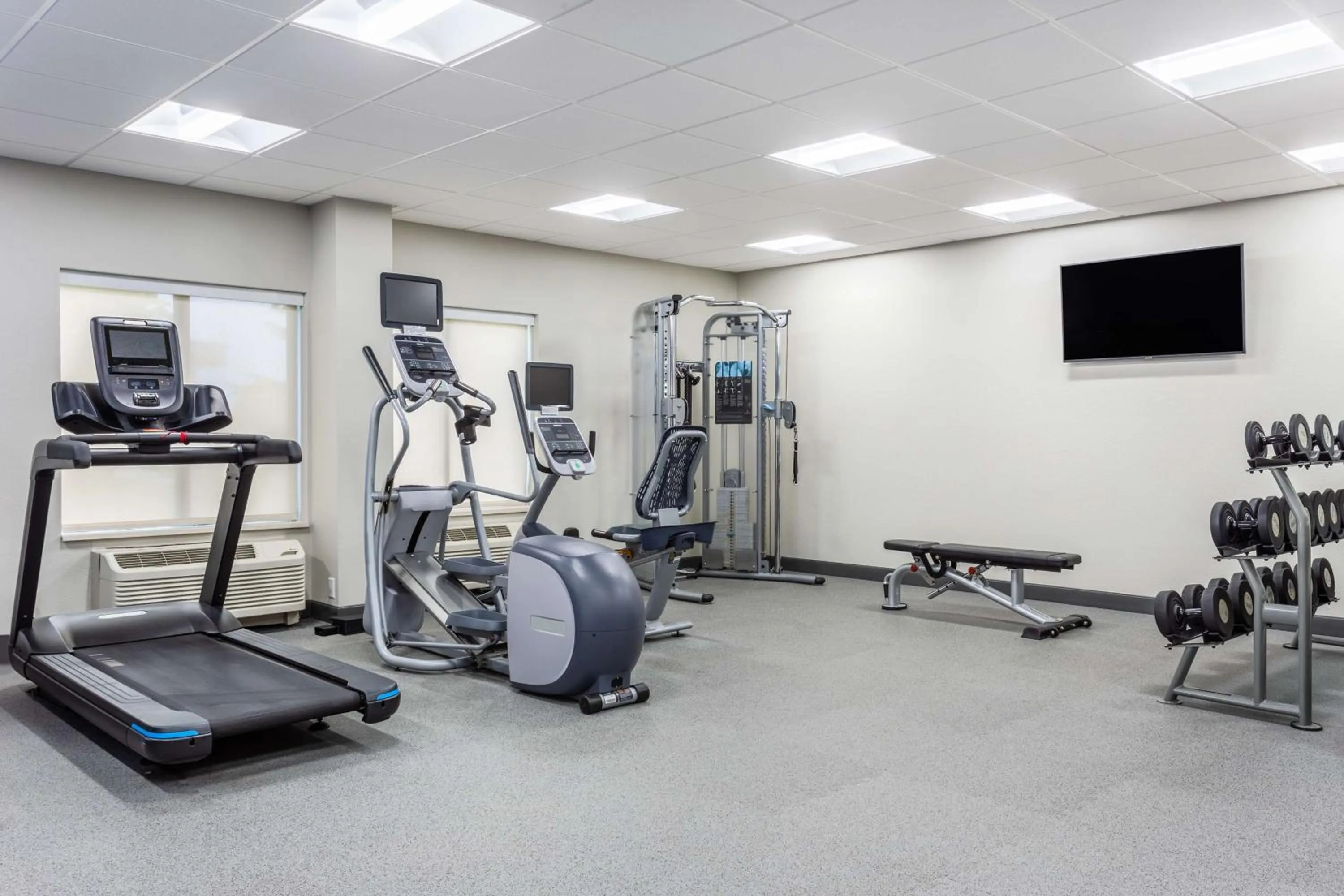 Fitness centre/facilities in Hampton Inn Sioux Falls