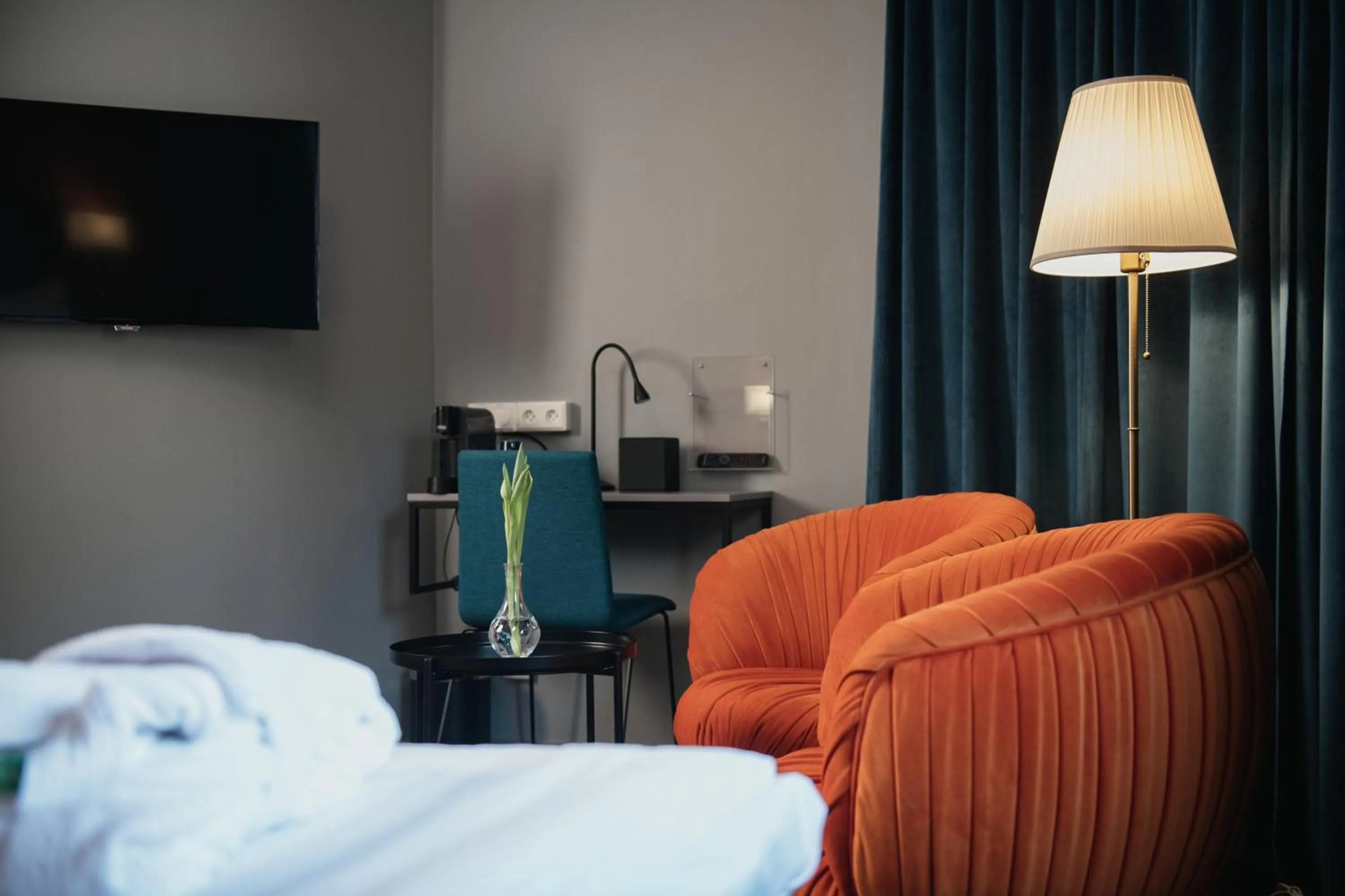 Seating area, Bed in Quality Hotel Galaxen