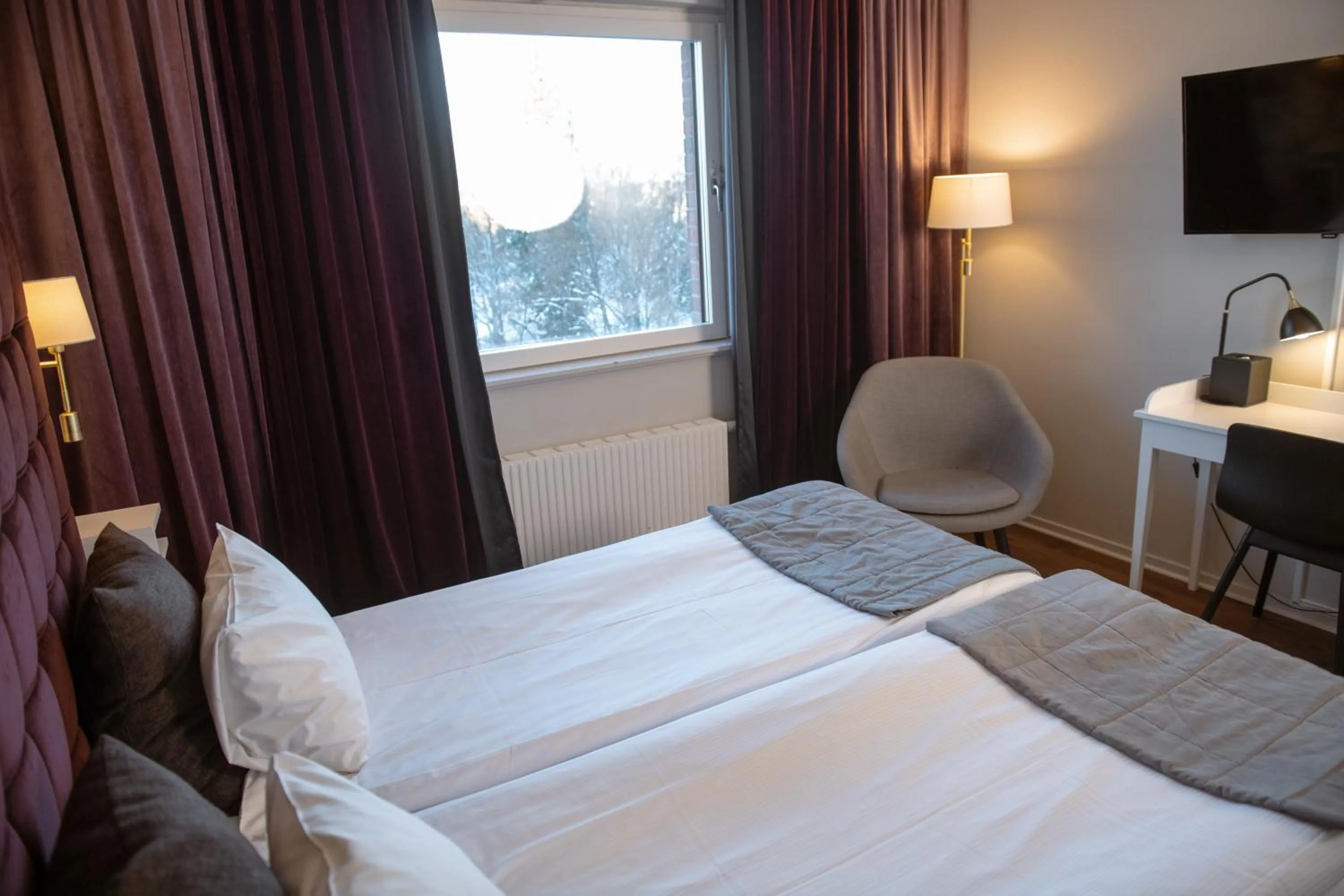 Bed in Quality Hotel Galaxen