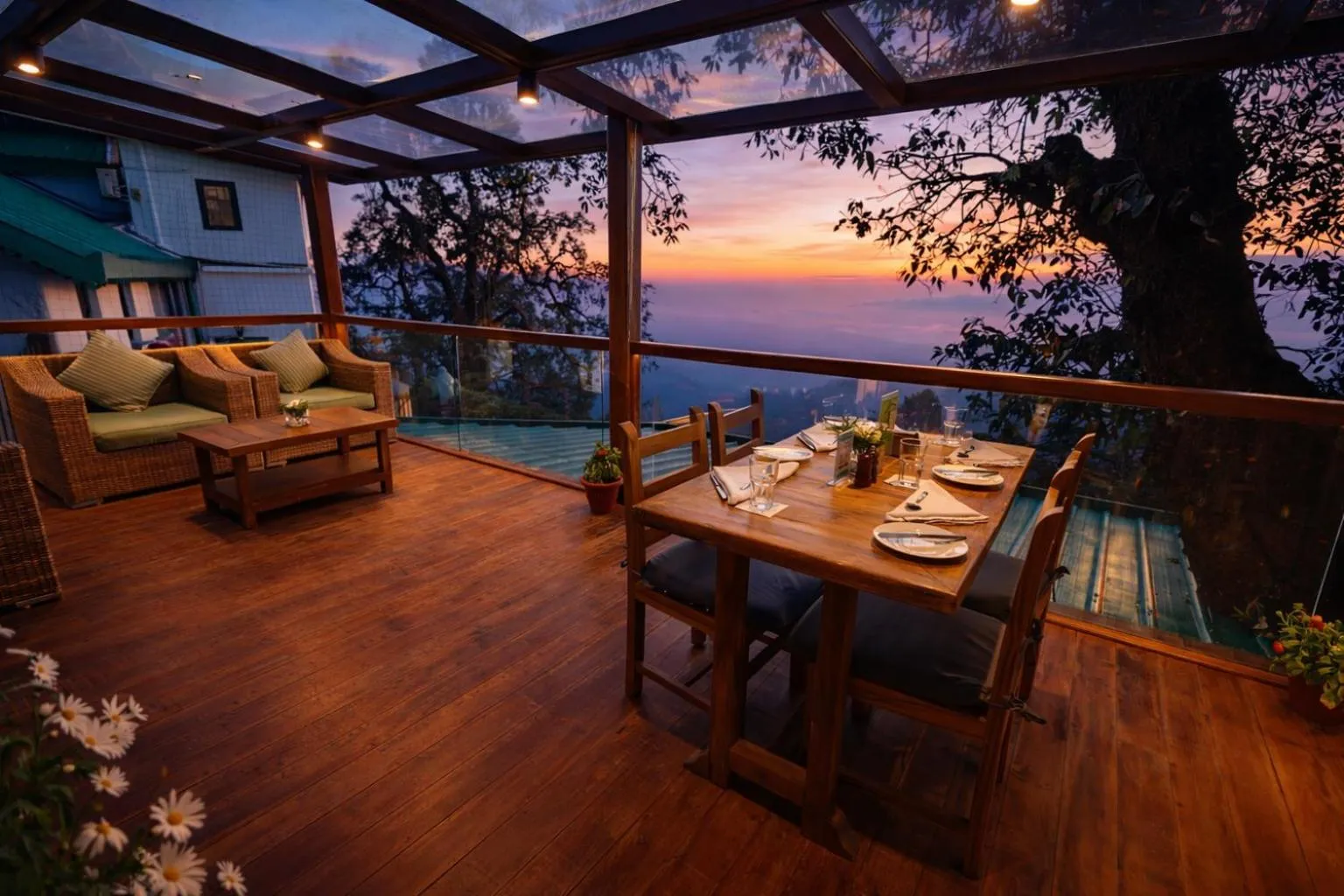 Patio in Rokeby Manor