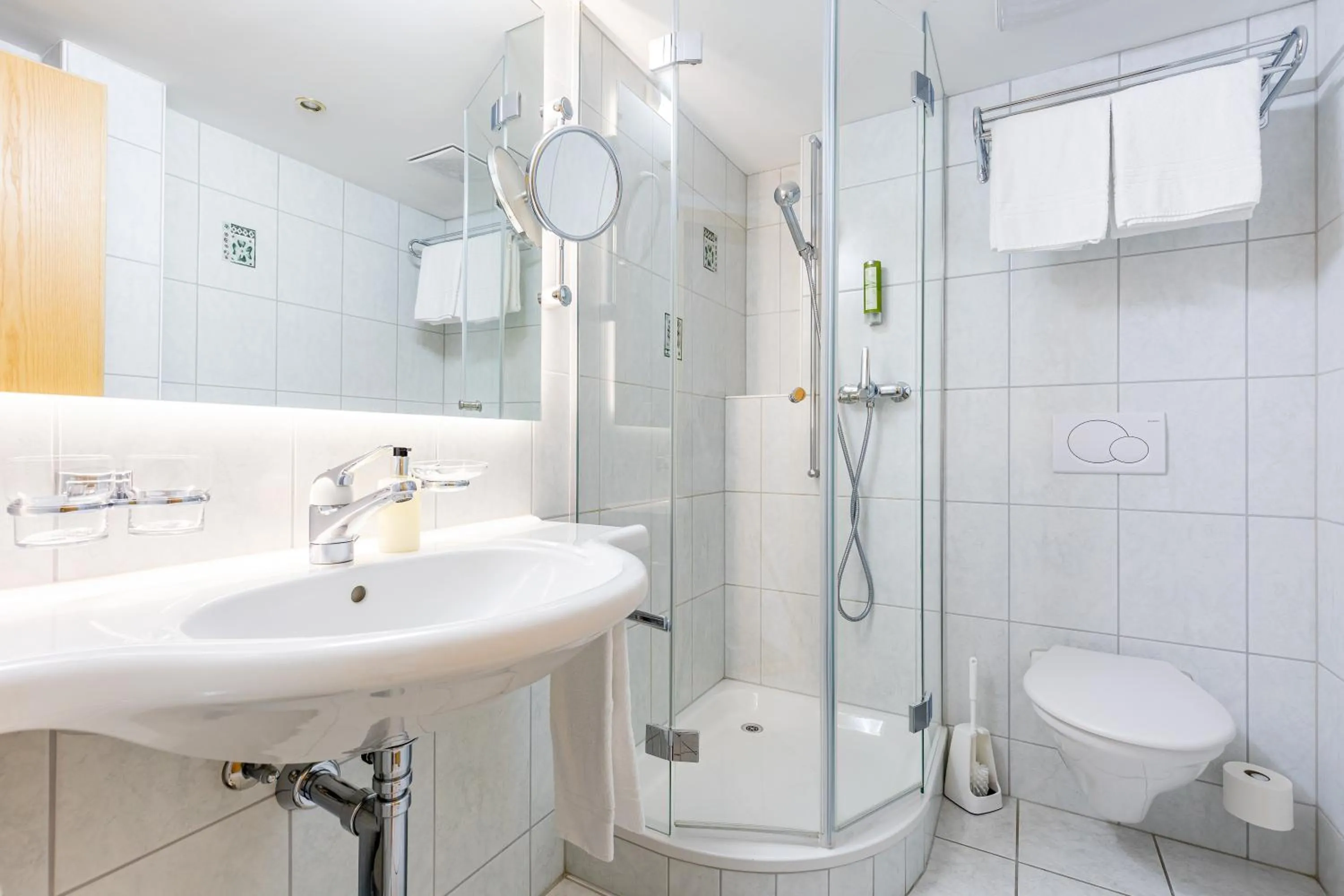 Bathroom in Hotel Dischma