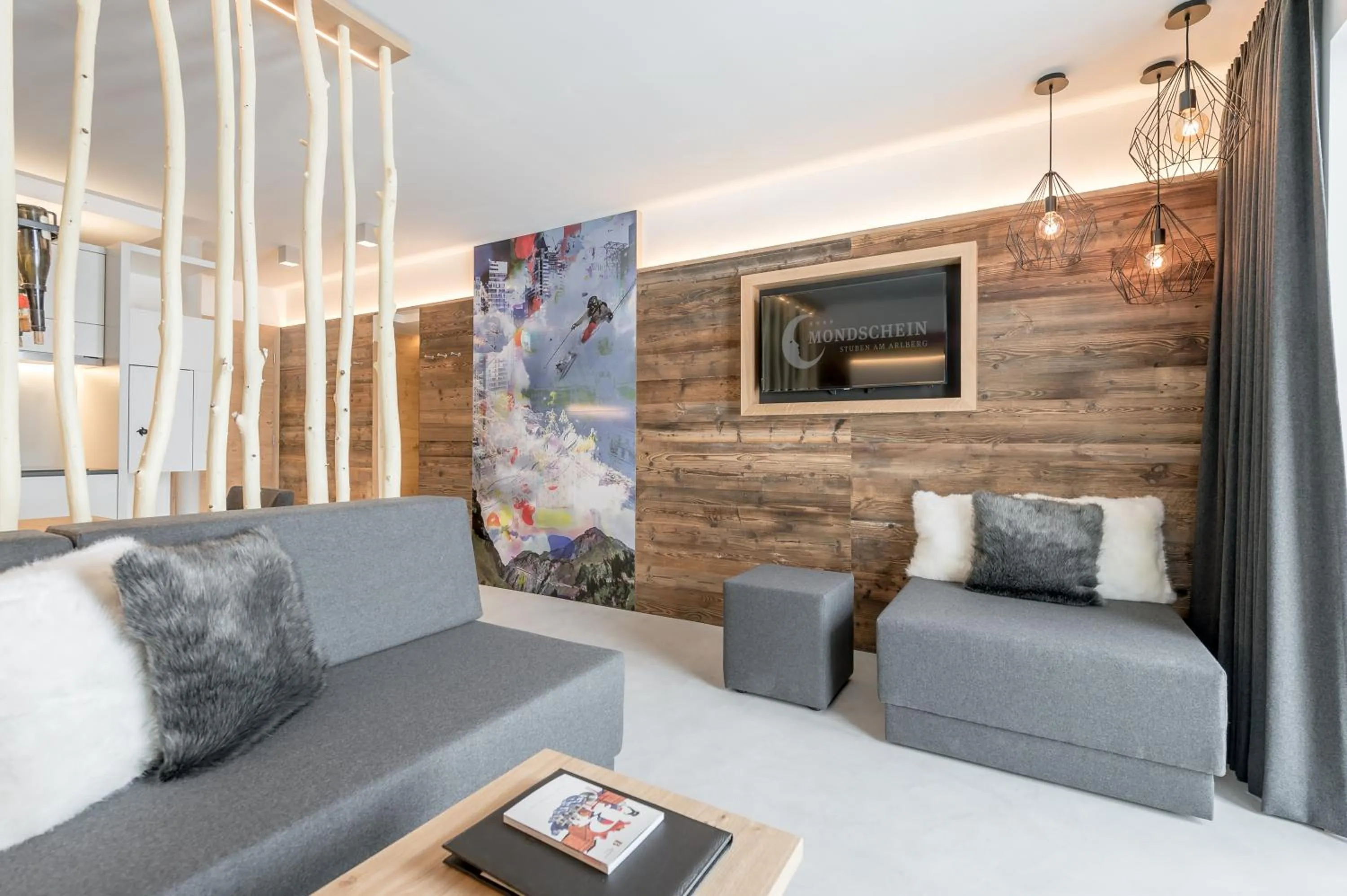 Living room in Mondschein Hotel & Chalet