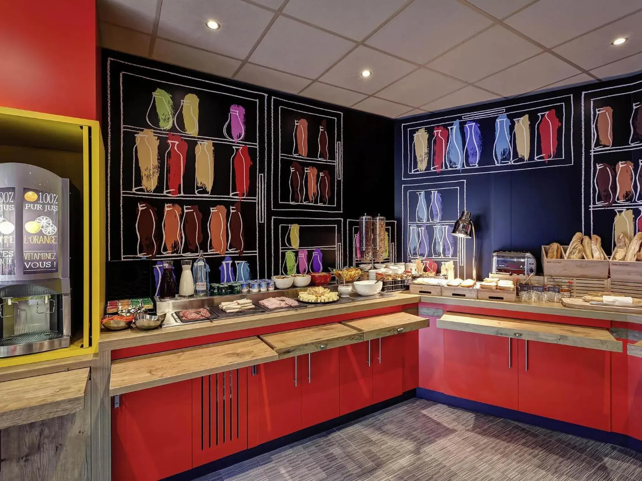 Breakfast in ibis Lyon Nord Breakfast in ibis Lyon Nord