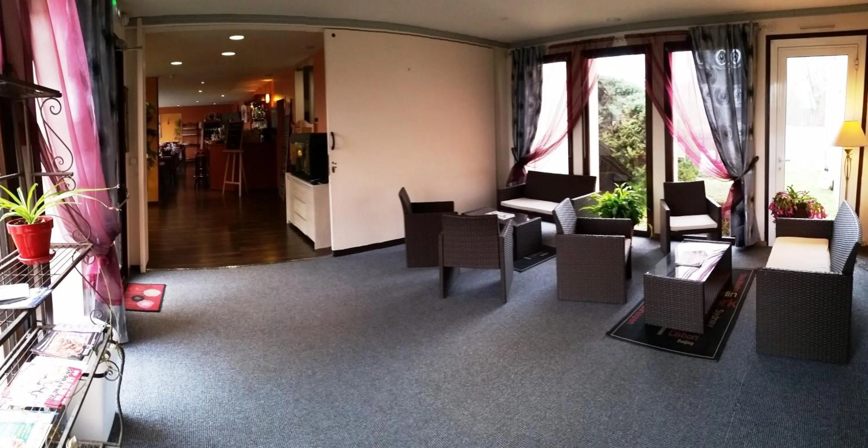 Seating area in Hôtel Le Forestia