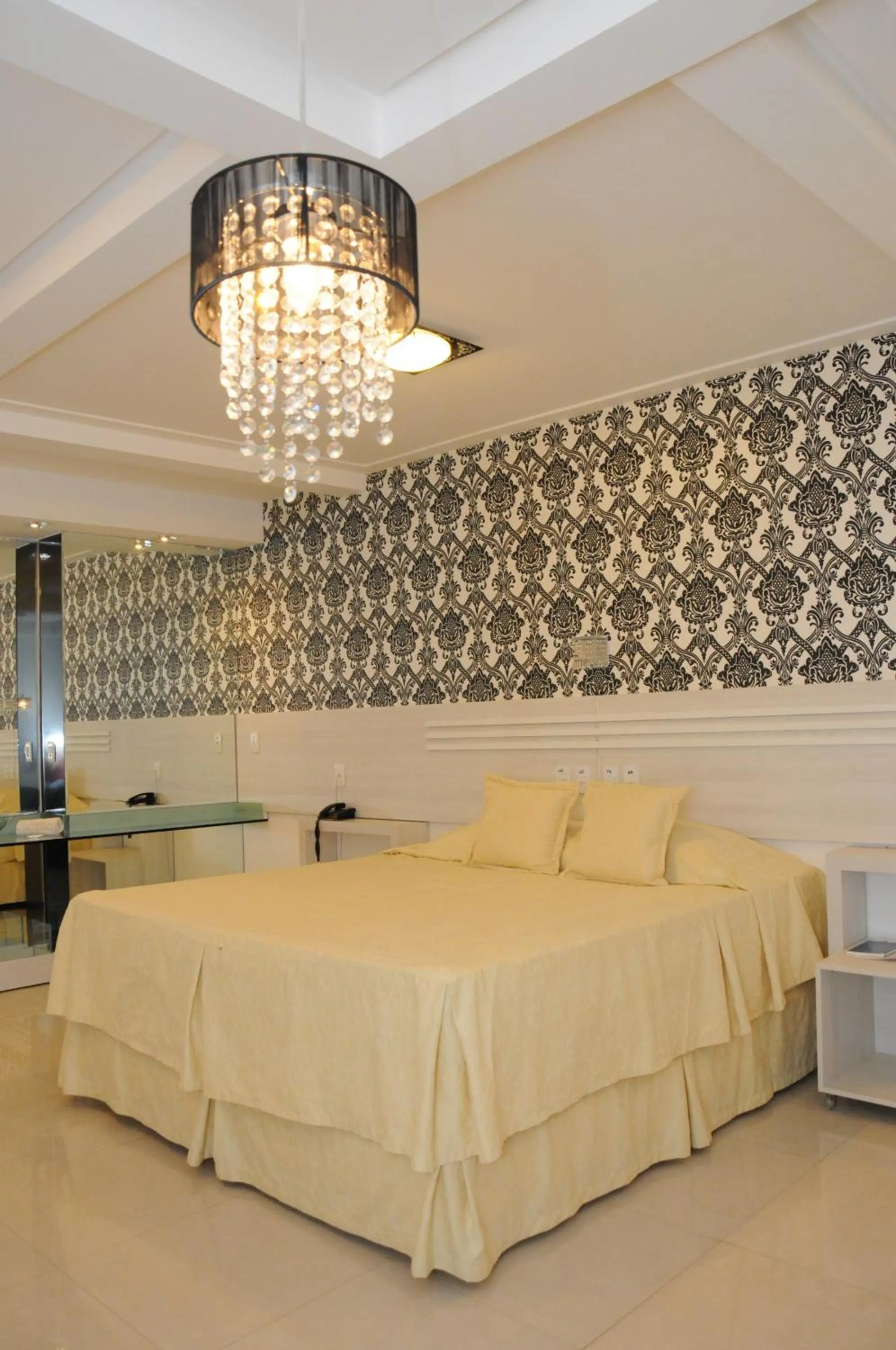 Bed in Fiesta Bahiana Club Hotel