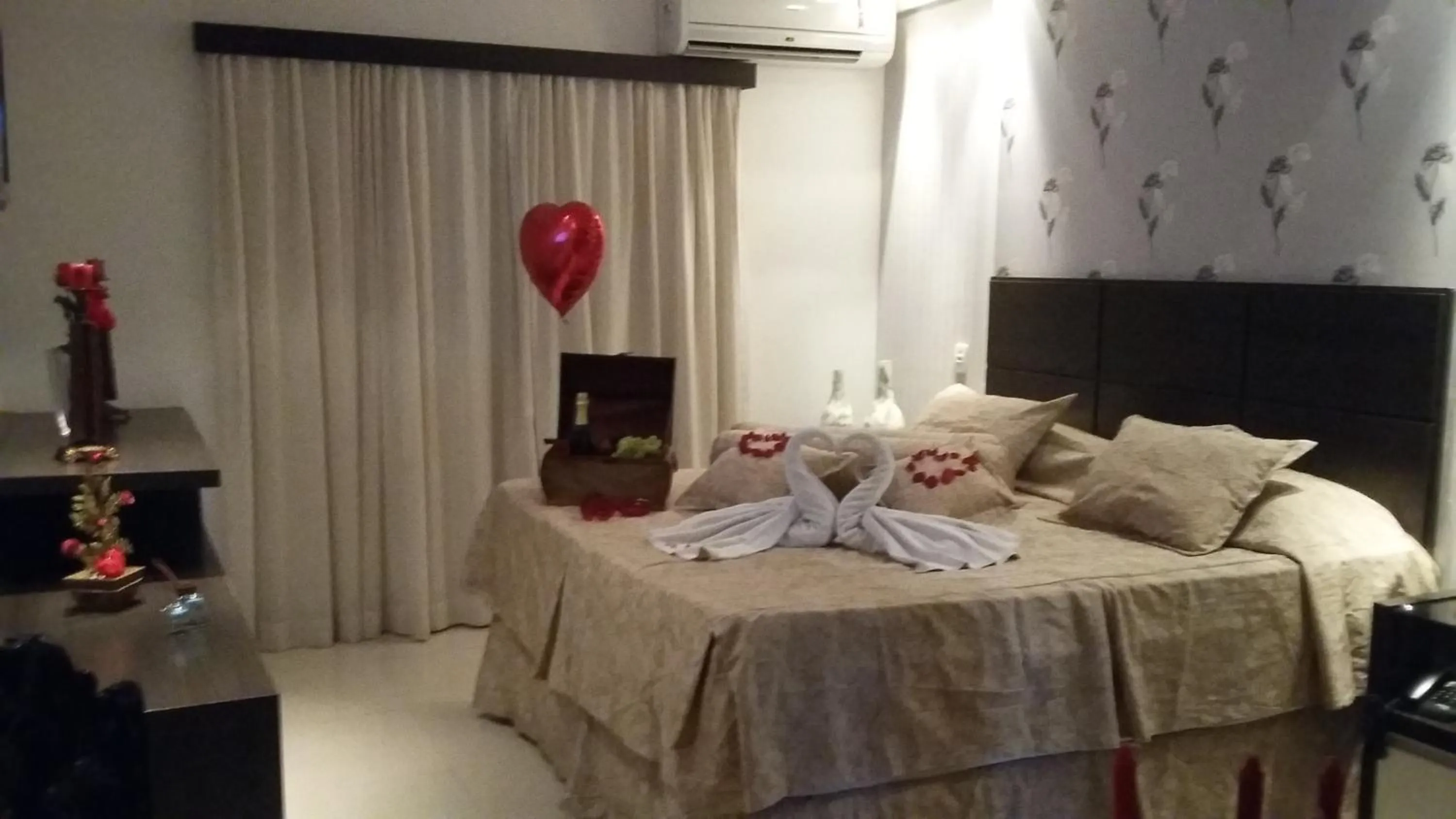 Bed in Fiesta Bahiana Club Hotel