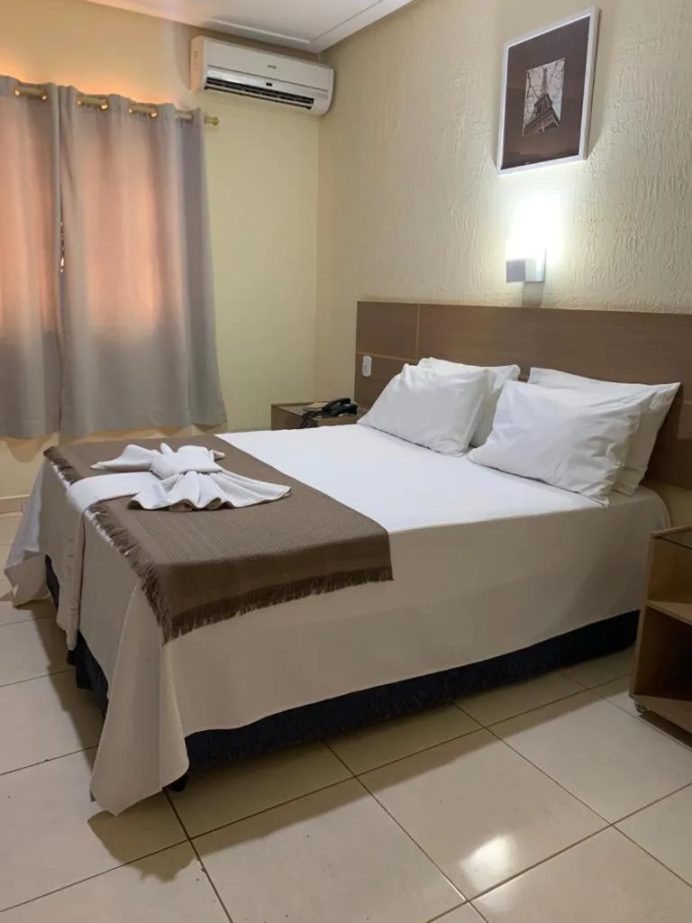 Bed in Fiesta Bahiana Club Hotel