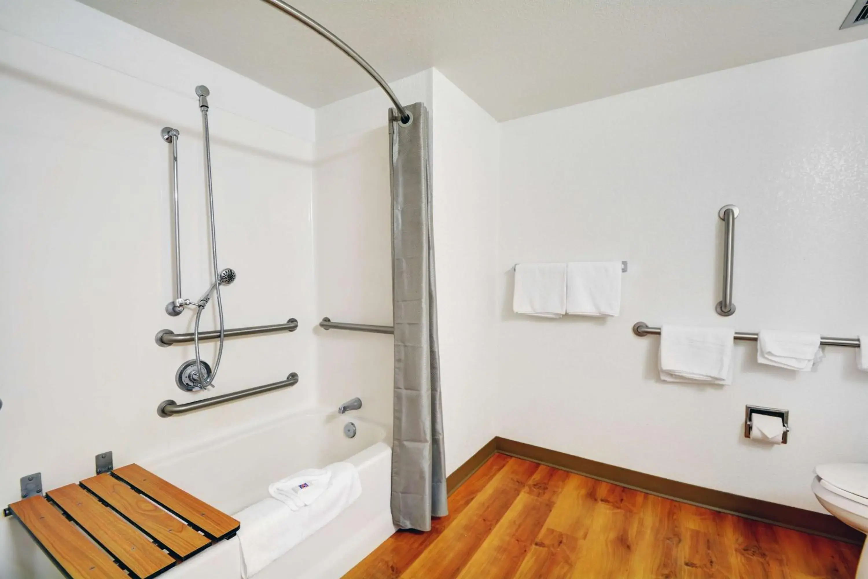Shower, Bathroom in Motel 6-Seekonk, MA - Providence East