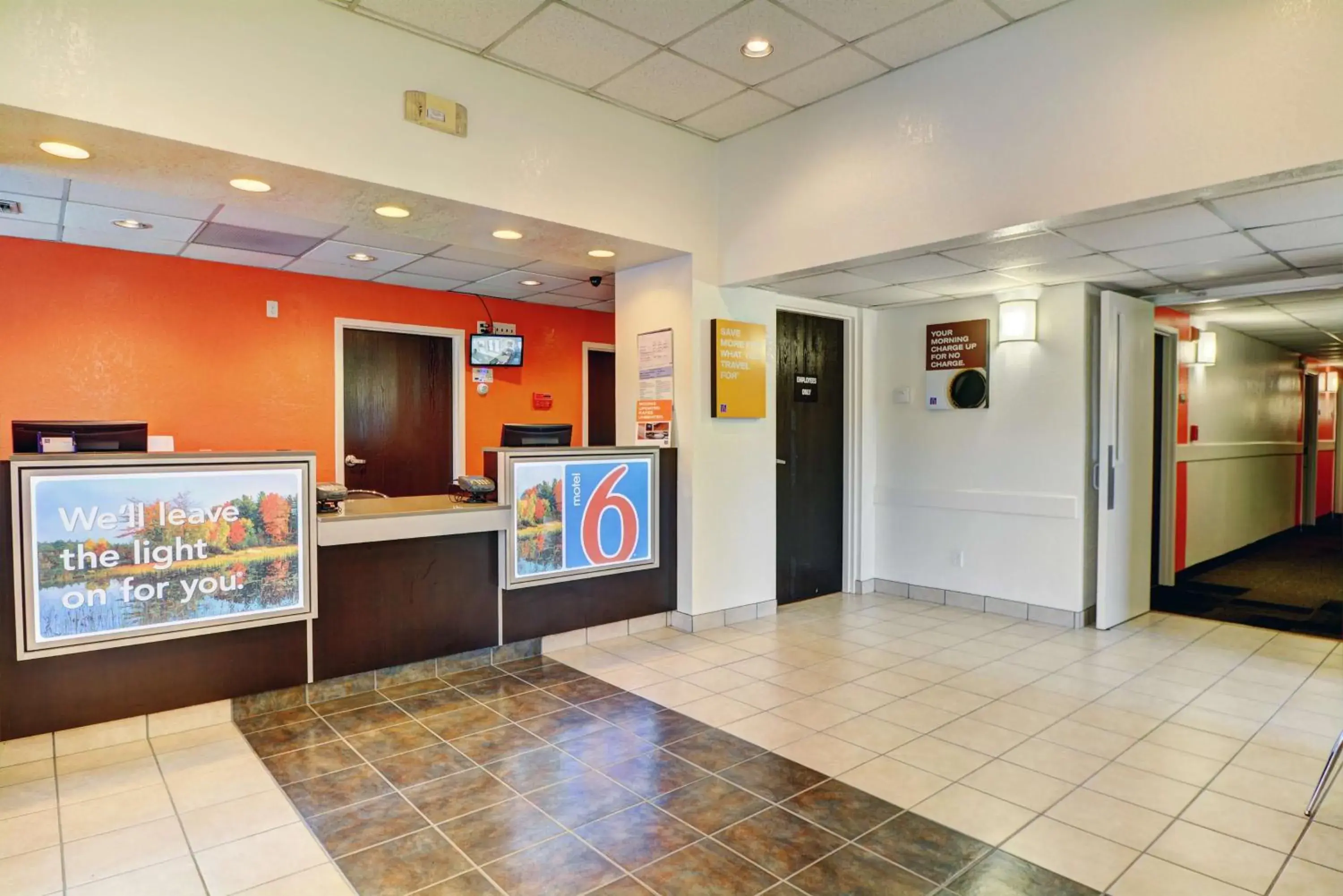 Property logo or sign, Lobby/Reception in Motel 6-Seekonk, MA - Providence East