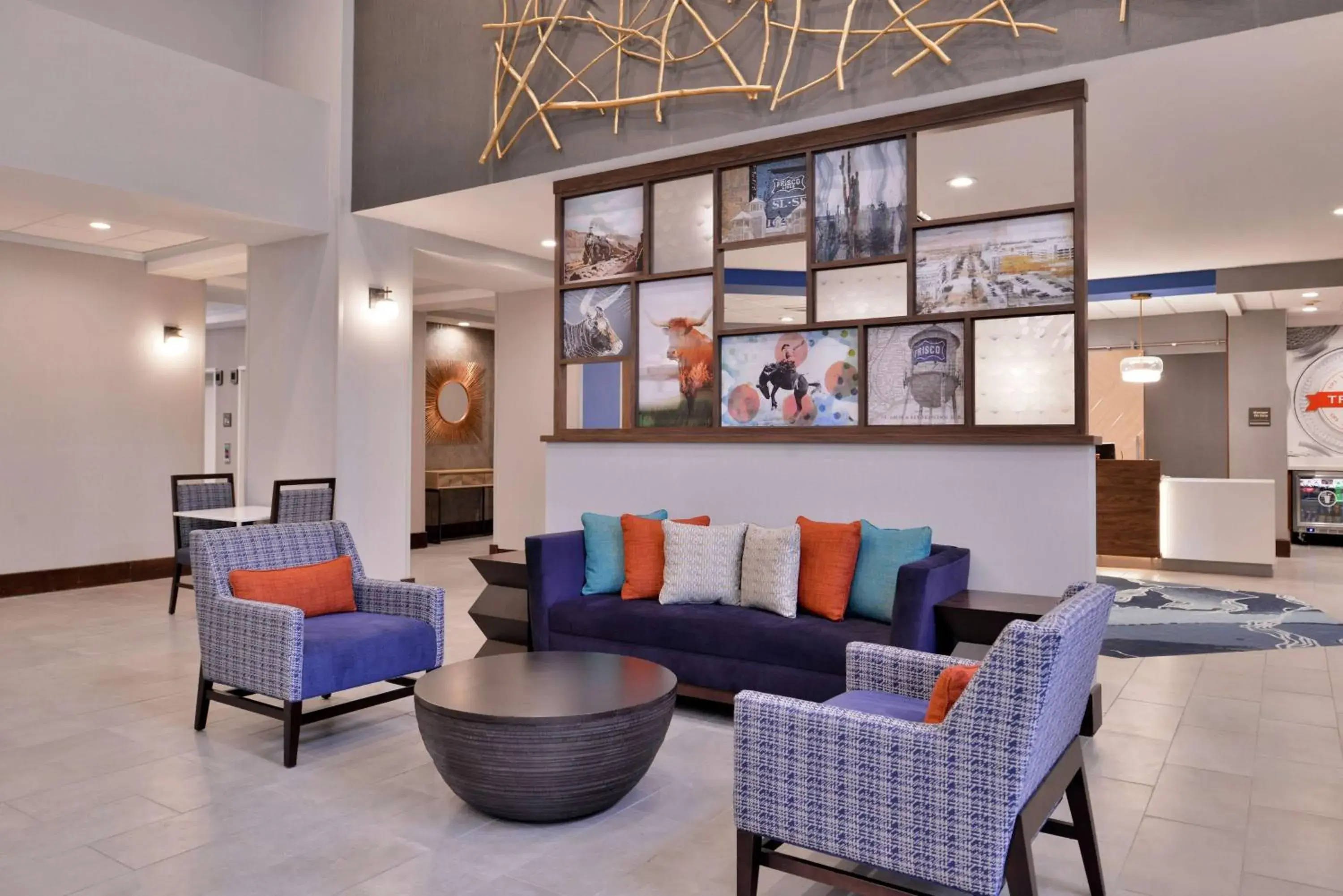 Lobby or reception in Hampton Inn & Suites Legacy Park-Frisco Lobby or reception in Hampton Inn & Suites Legacy Park-Frisco