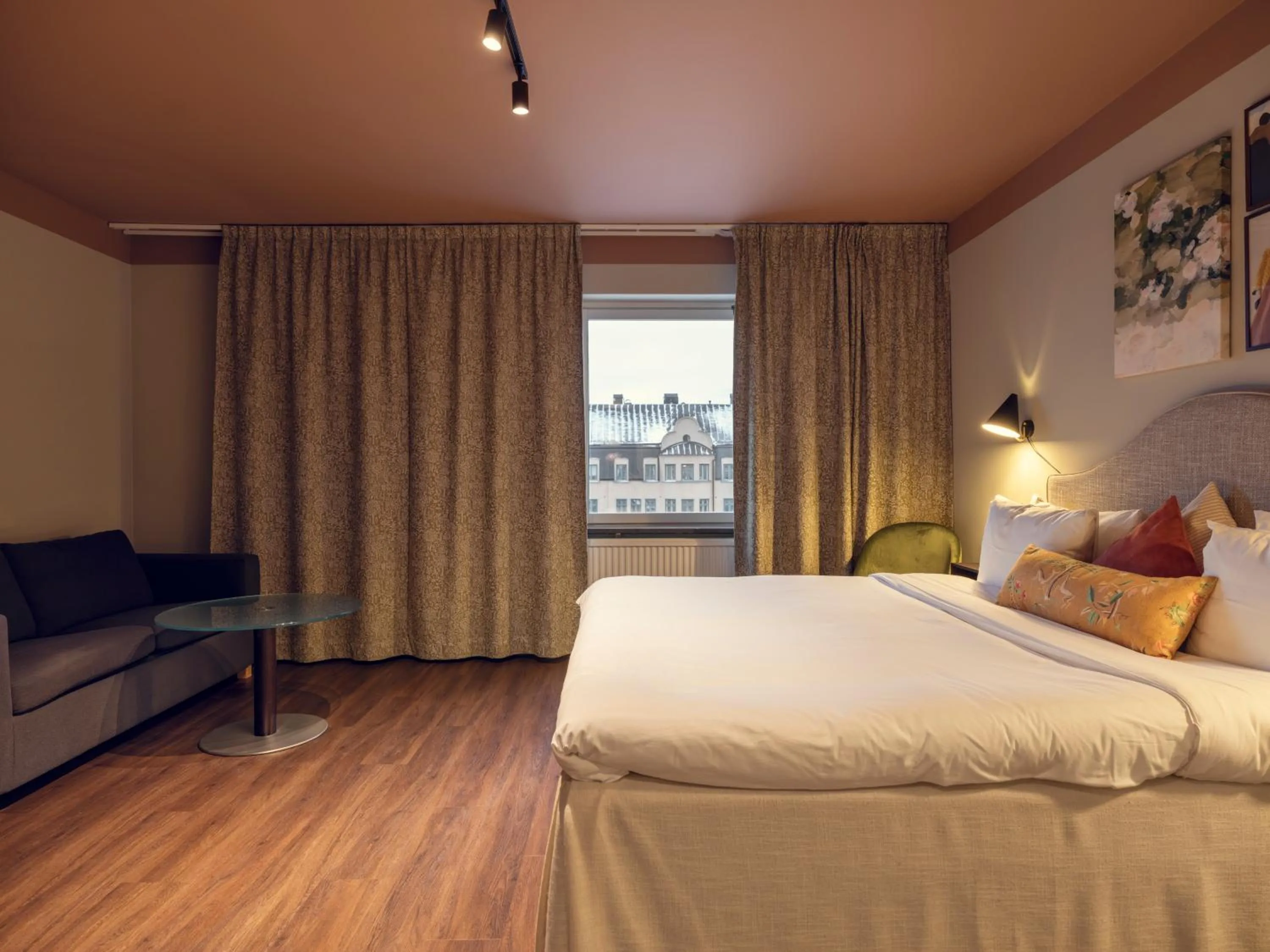 View (from property/room), Bed in Elite Hotel Arcadia