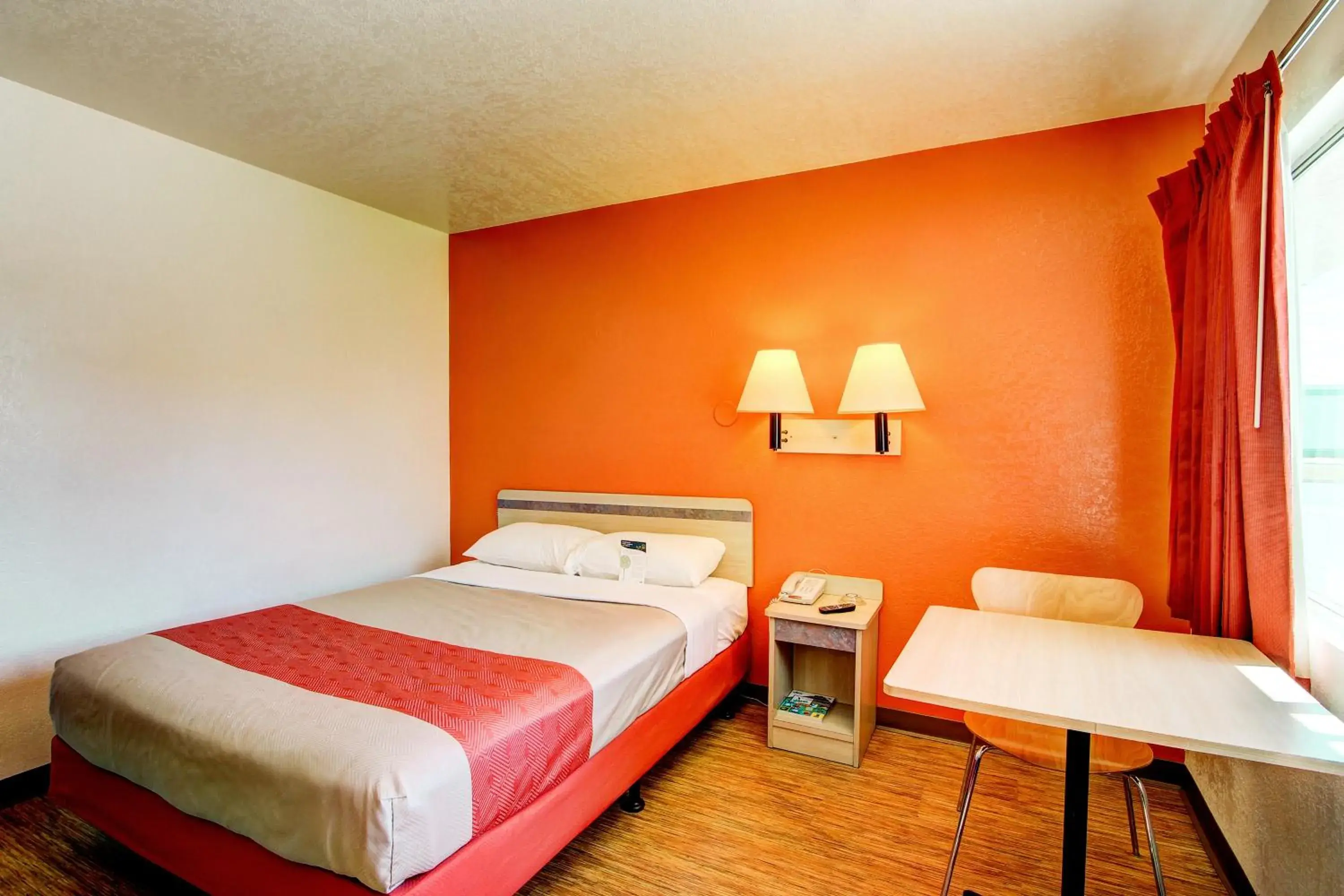 Bed in Motel 6-Denver, CO - Airport