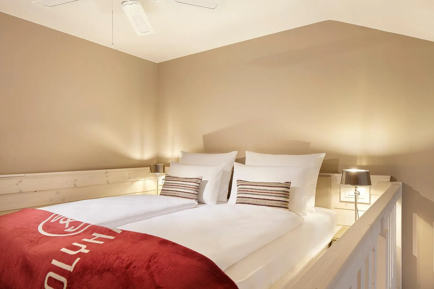 Bed in Beach Motel Heiligenhafen