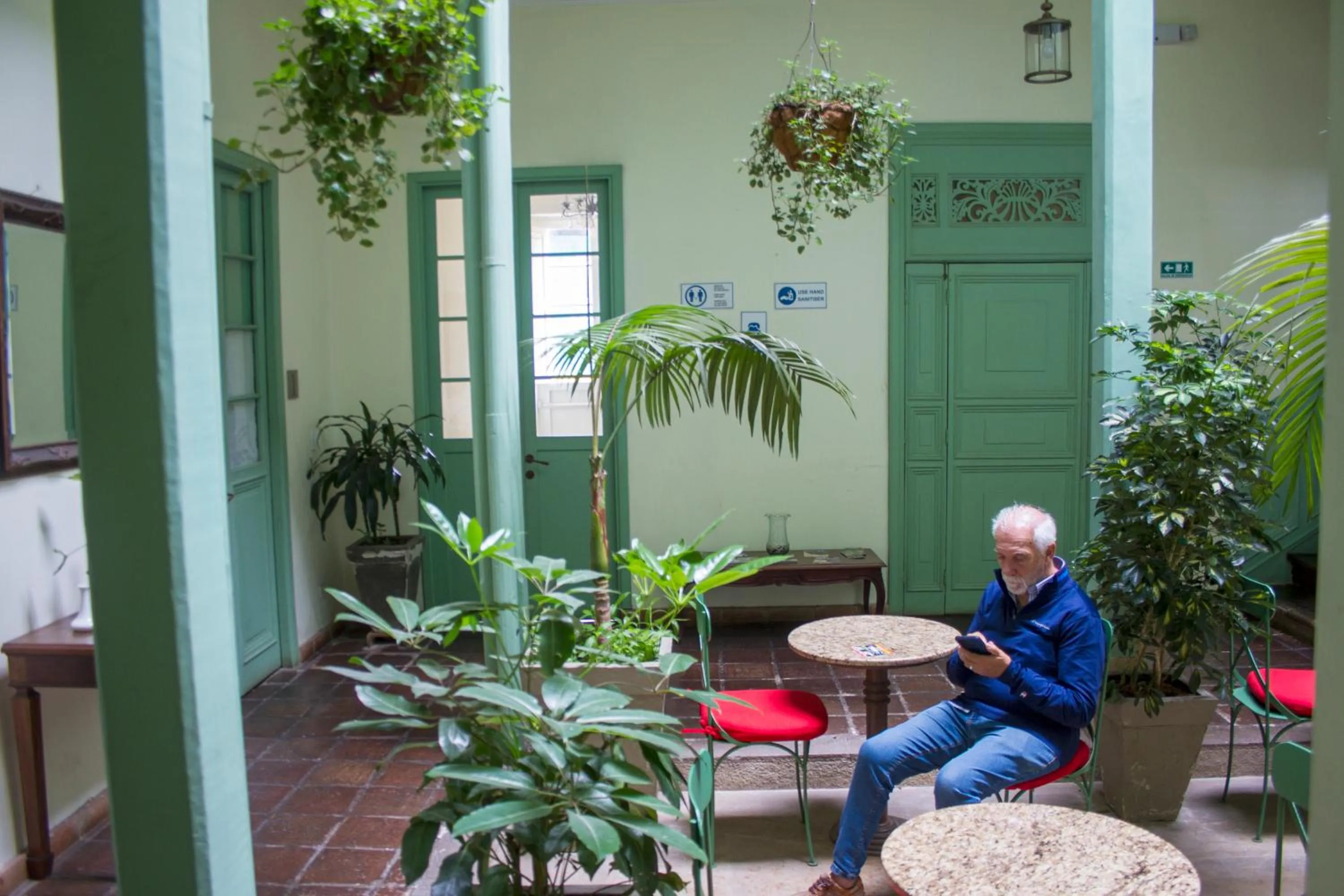 Patio in Hotel Casa de la Vega