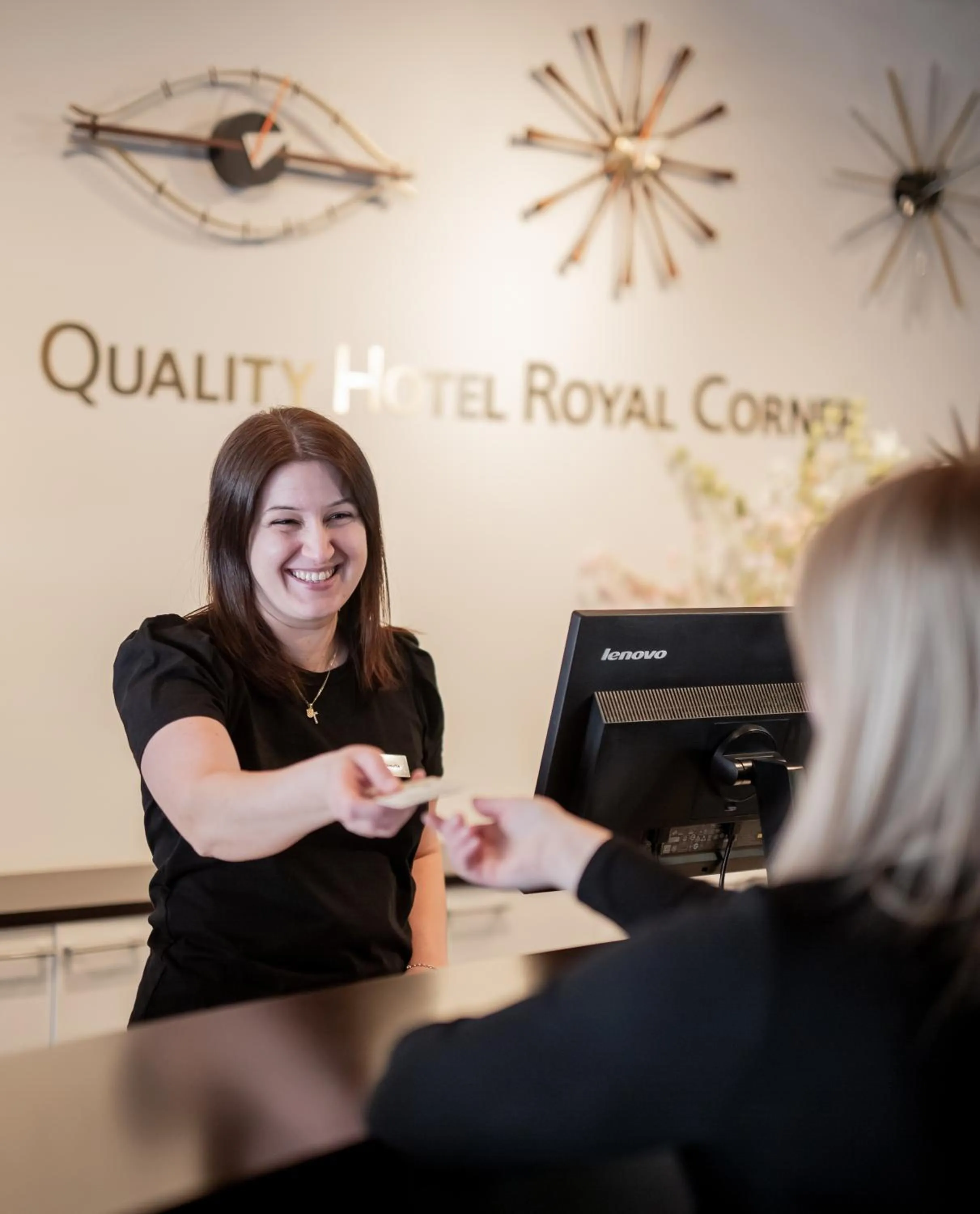 Lobby or reception in Quality Hotel Royal Corner