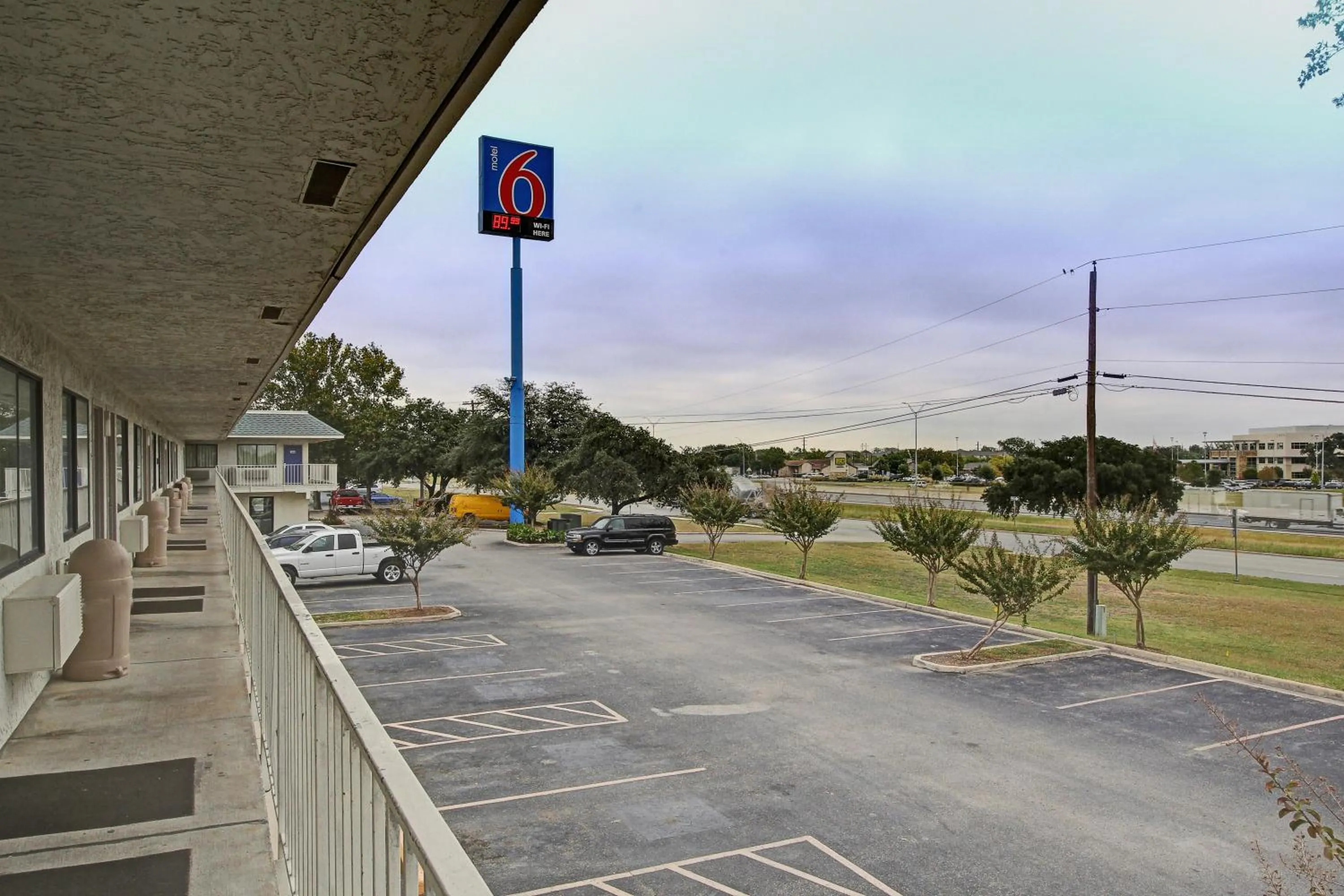 Facade/entrance in Motel 6-San Marcos, TX
