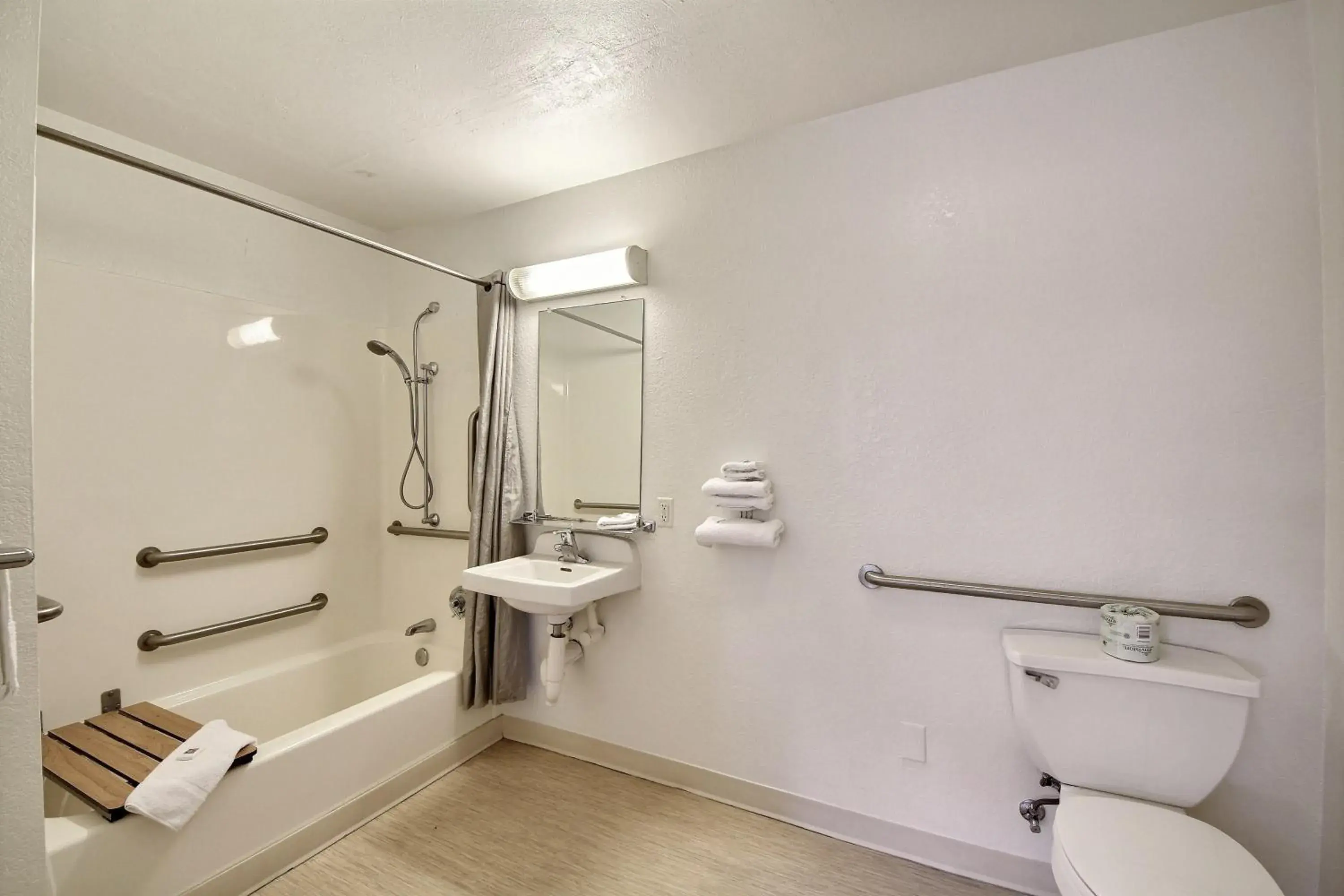 Bathroom in Motel 6-San Marcos, TX Bathroom in Motel 6-San Marcos, TX