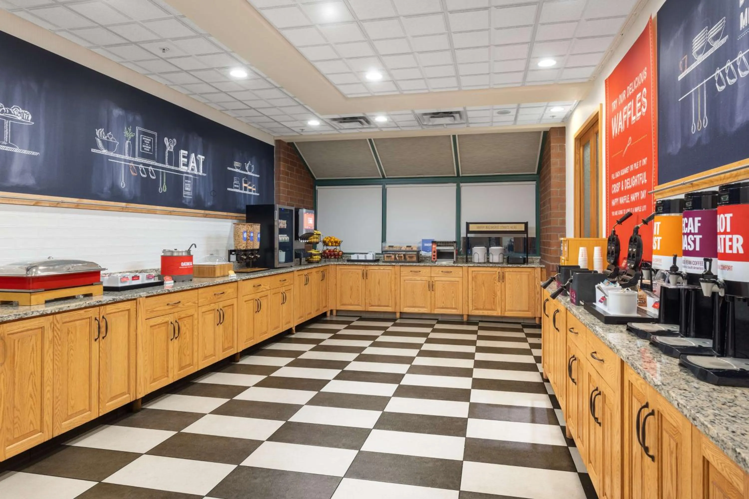 Breakfast in Hampton Inn Kalispell