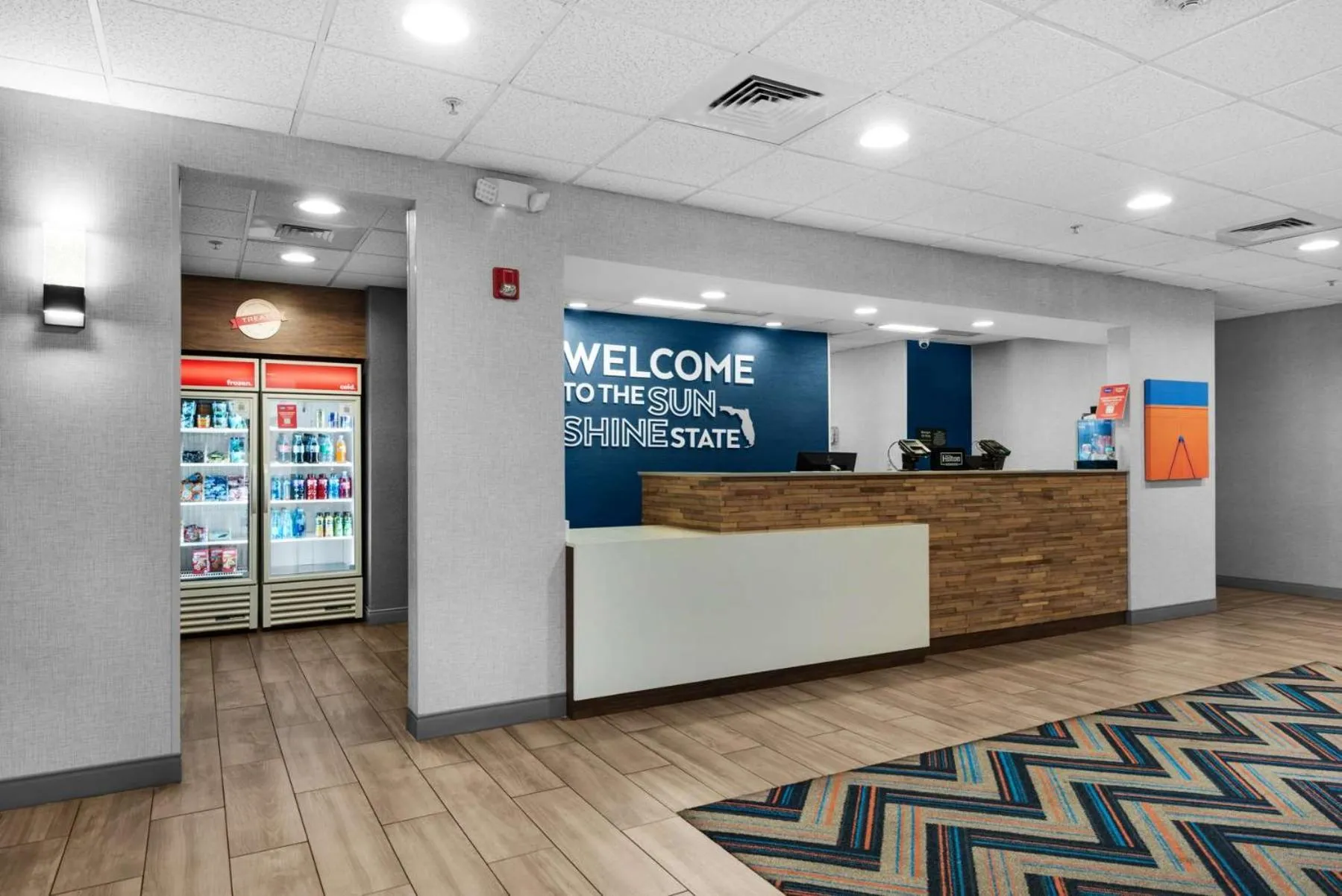 Lobby or reception in Hampton Inn & Suites Pensacola I-10 N at University Town Plaza