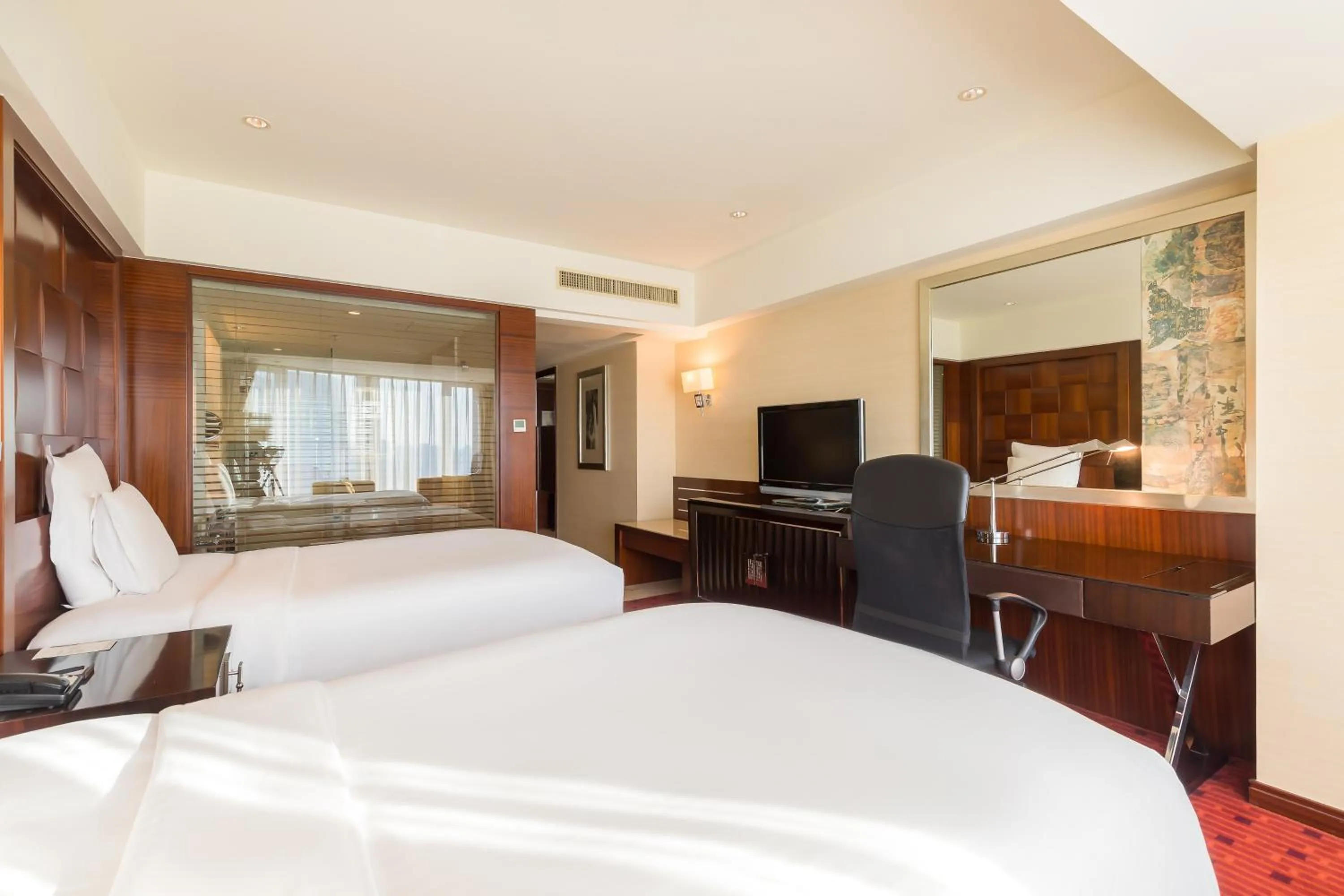 Photo of the whole room, Bed in Beijing Pudi Hotel