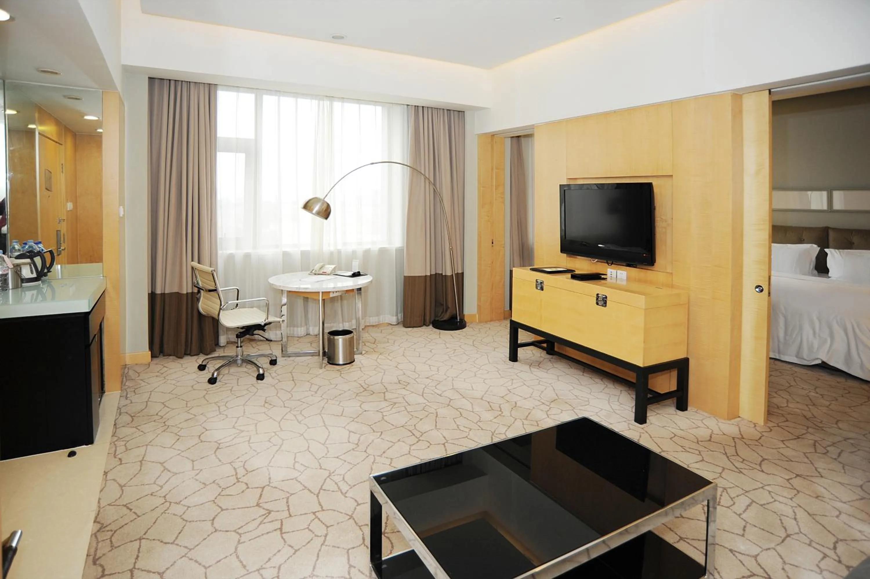 Photo of the whole room, Bed in Holiday Inn Beijing Deshengmen by IHG