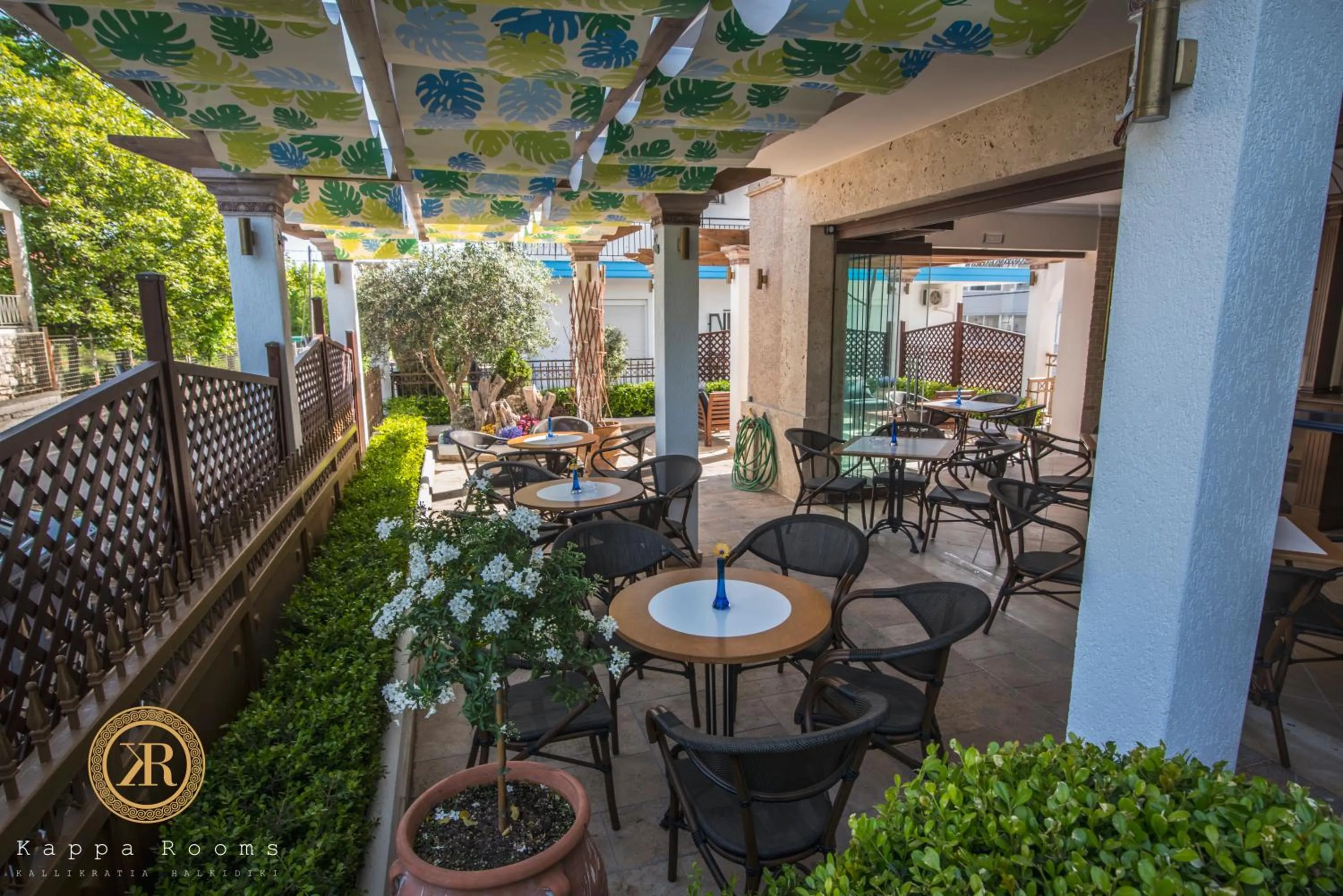 Patio in Kappa Rooms