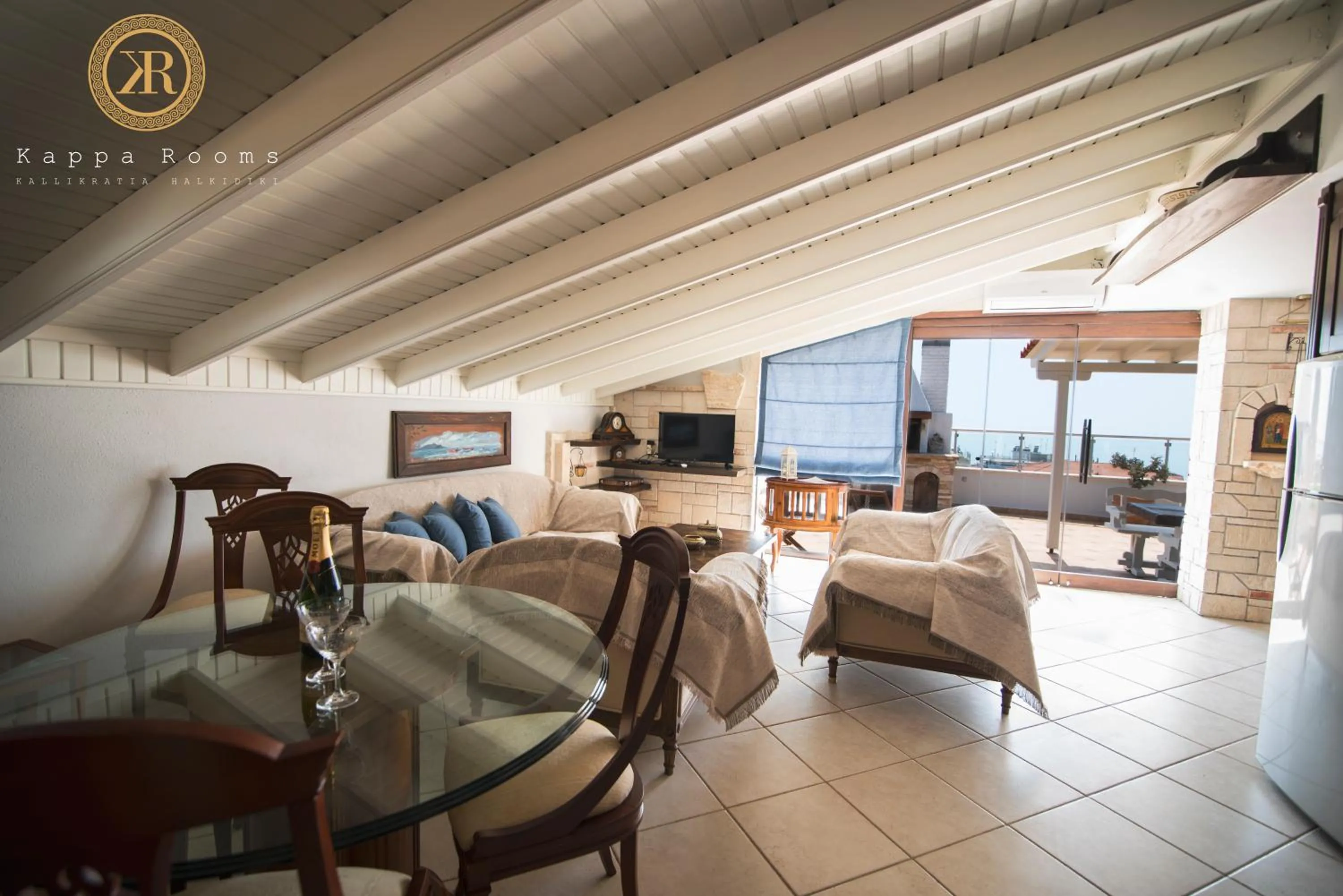 Living room in Kappa Rooms