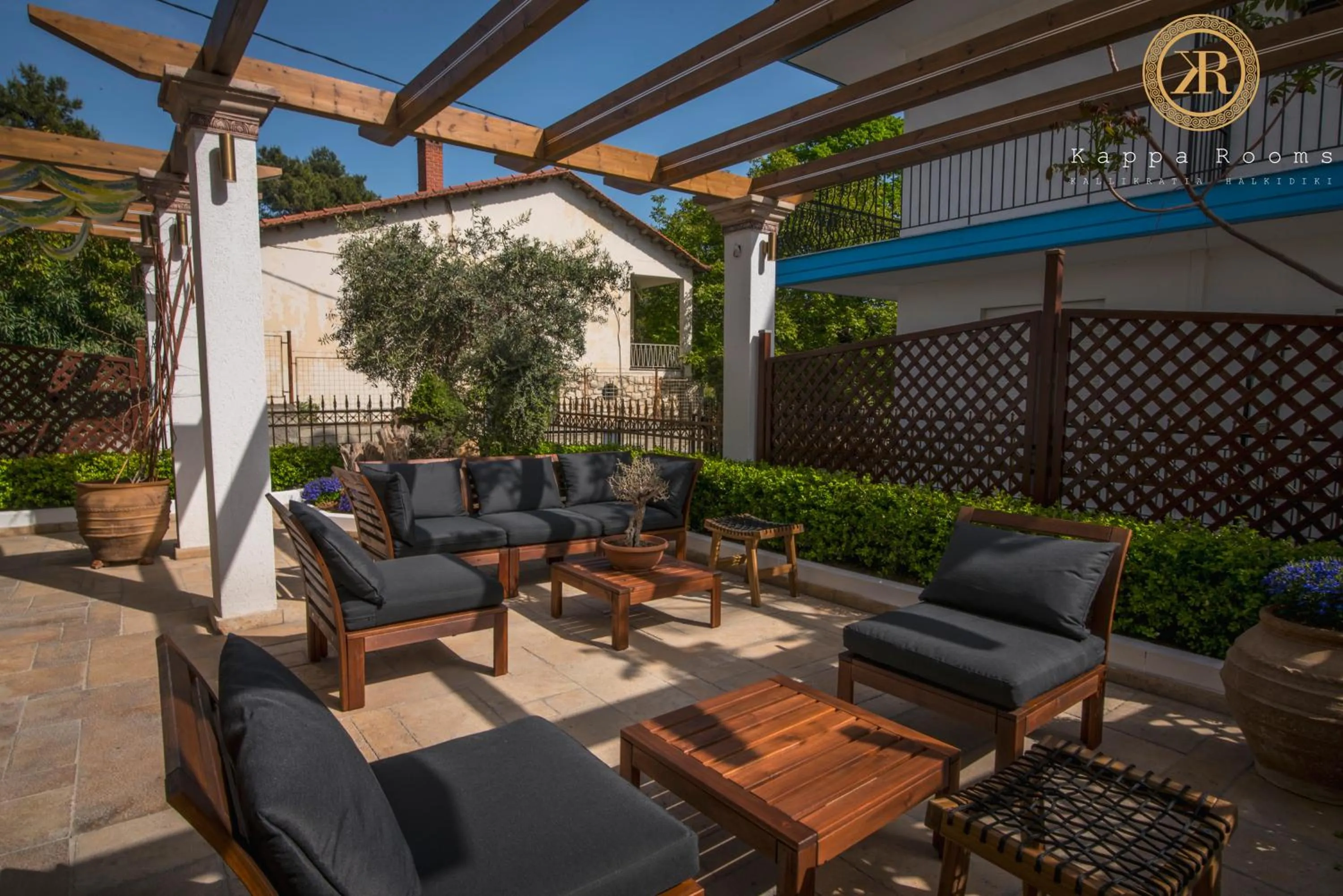 Patio in Kappa Rooms