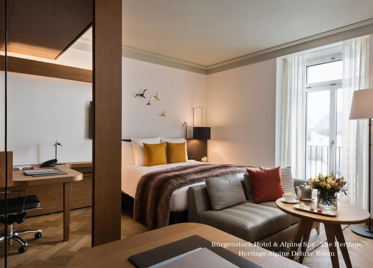 Bedroom, Bed in Bürgenstock Hotel & Alpine Spa