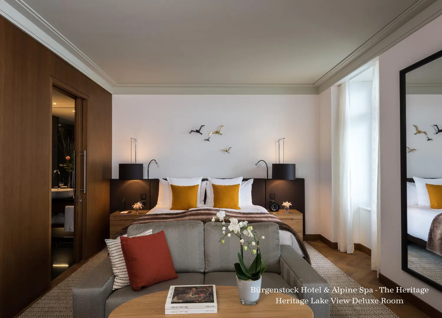 Bedroom, Bed in Bürgenstock Hotel & Alpine Spa