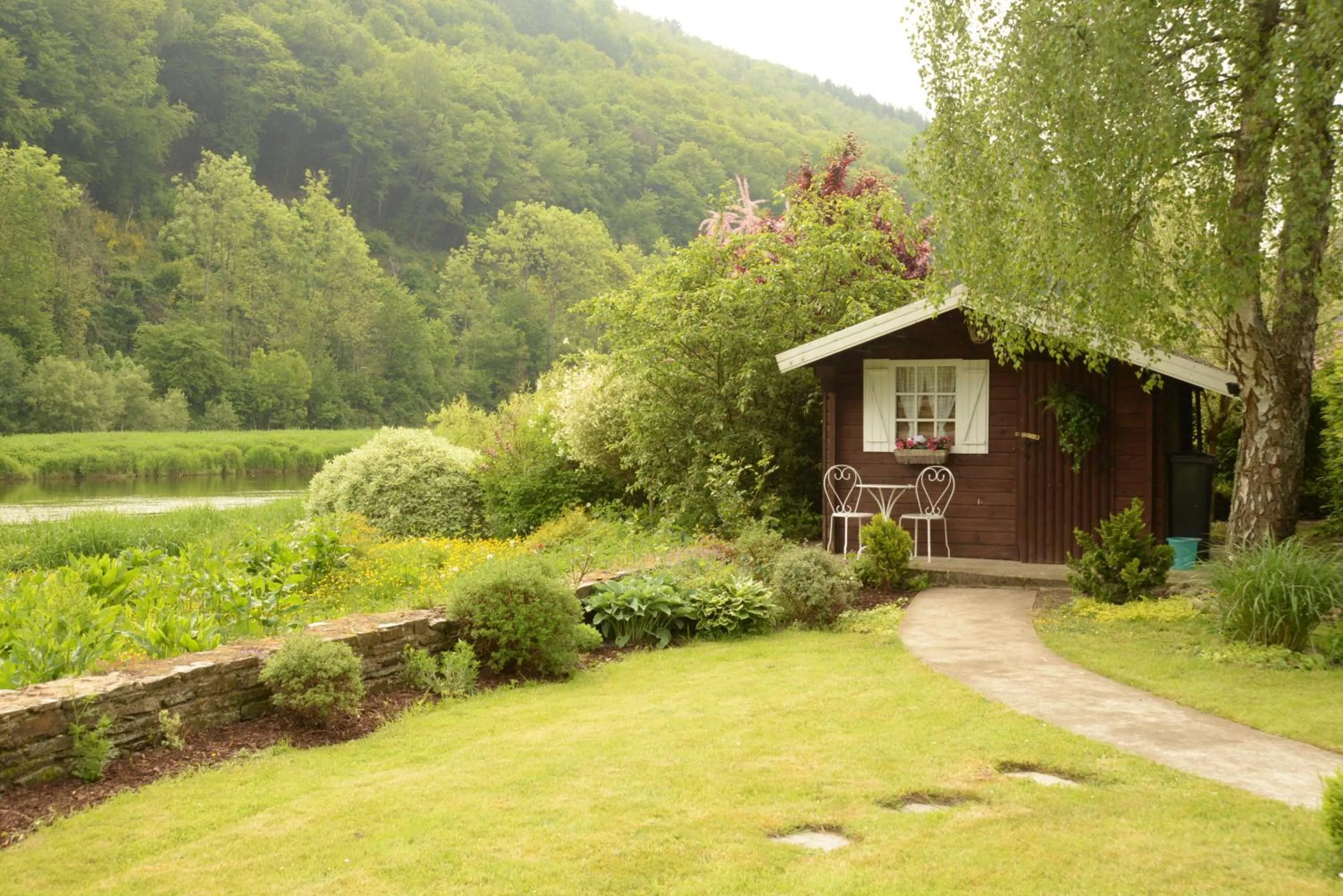 Garden in Gîte la Semois à Mouzaive Vresse sur Semois