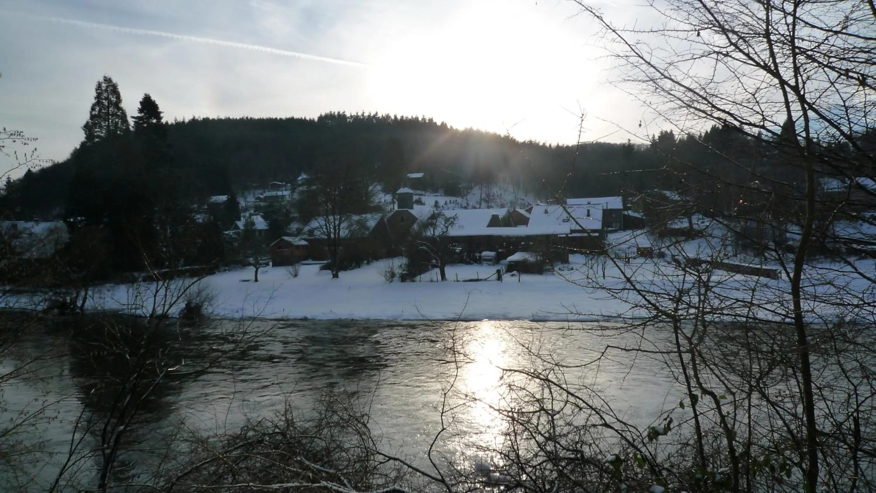 Winter in Gîte la Semois à Mouzaive Vresse sur Semois