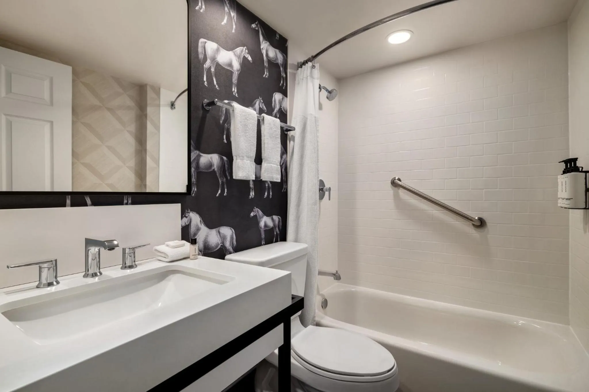 Bathroom in Crowne Plaza Louisville Airport Expo Ctr by IHG