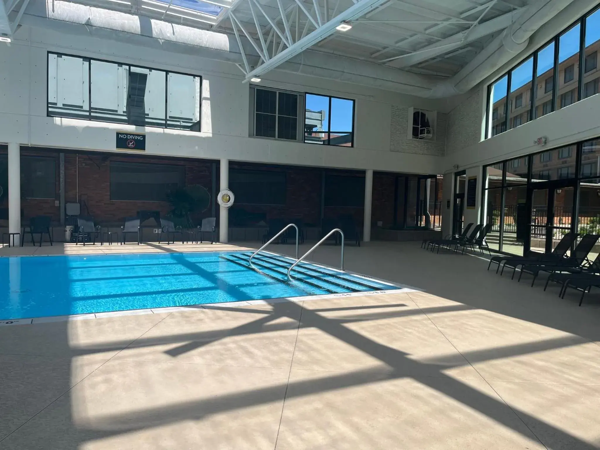 Swimming pool in Crowne Plaza Louisville Airport Expo Ctr by IHG Swimming pool in Crowne Plaza Louisville Airport Expo Ctr by IHG