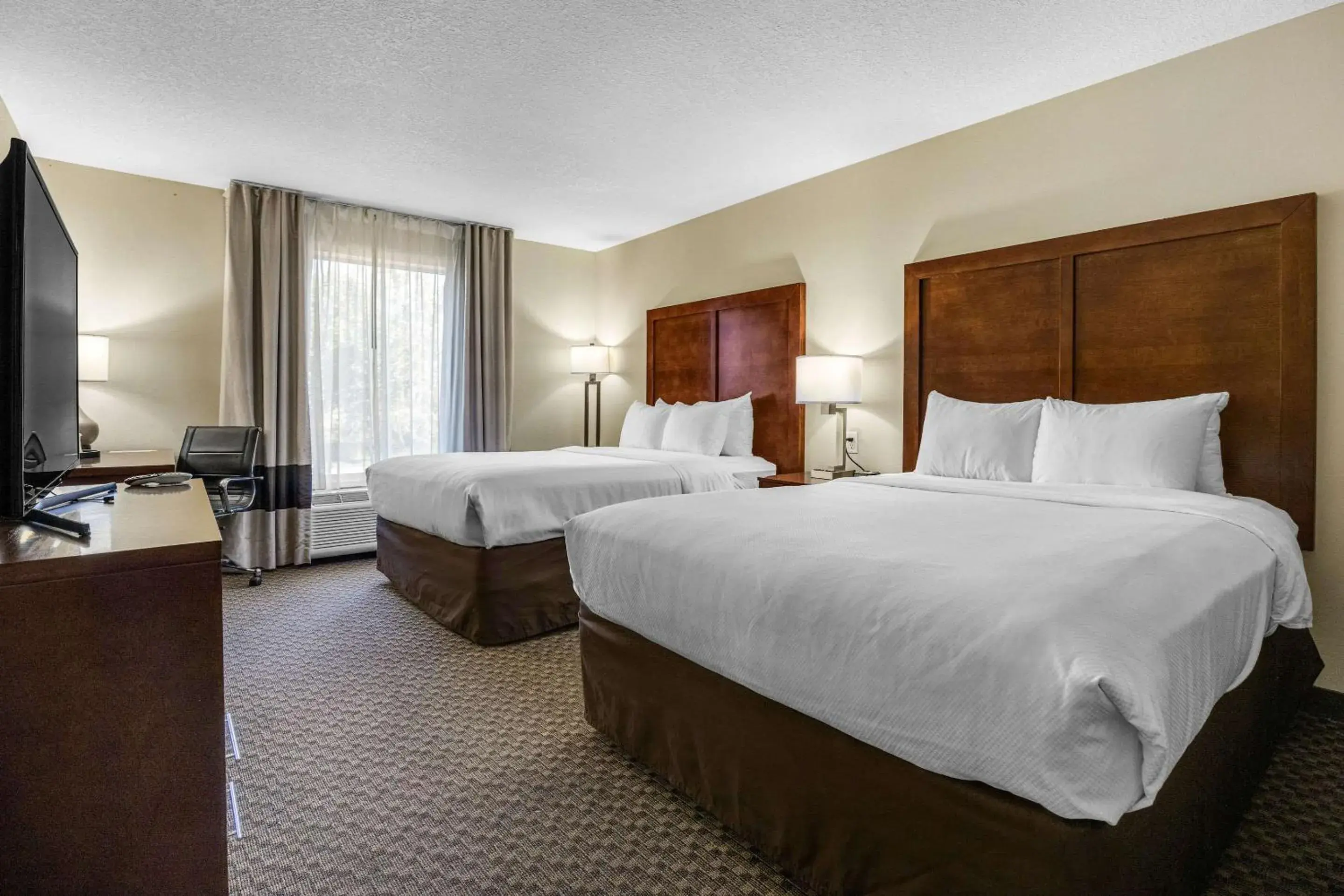 Bedroom, Bed in Comfort Inn & Suites Logan Near University Bedroom, Bed in Comfort Inn & Suites Logan Near University